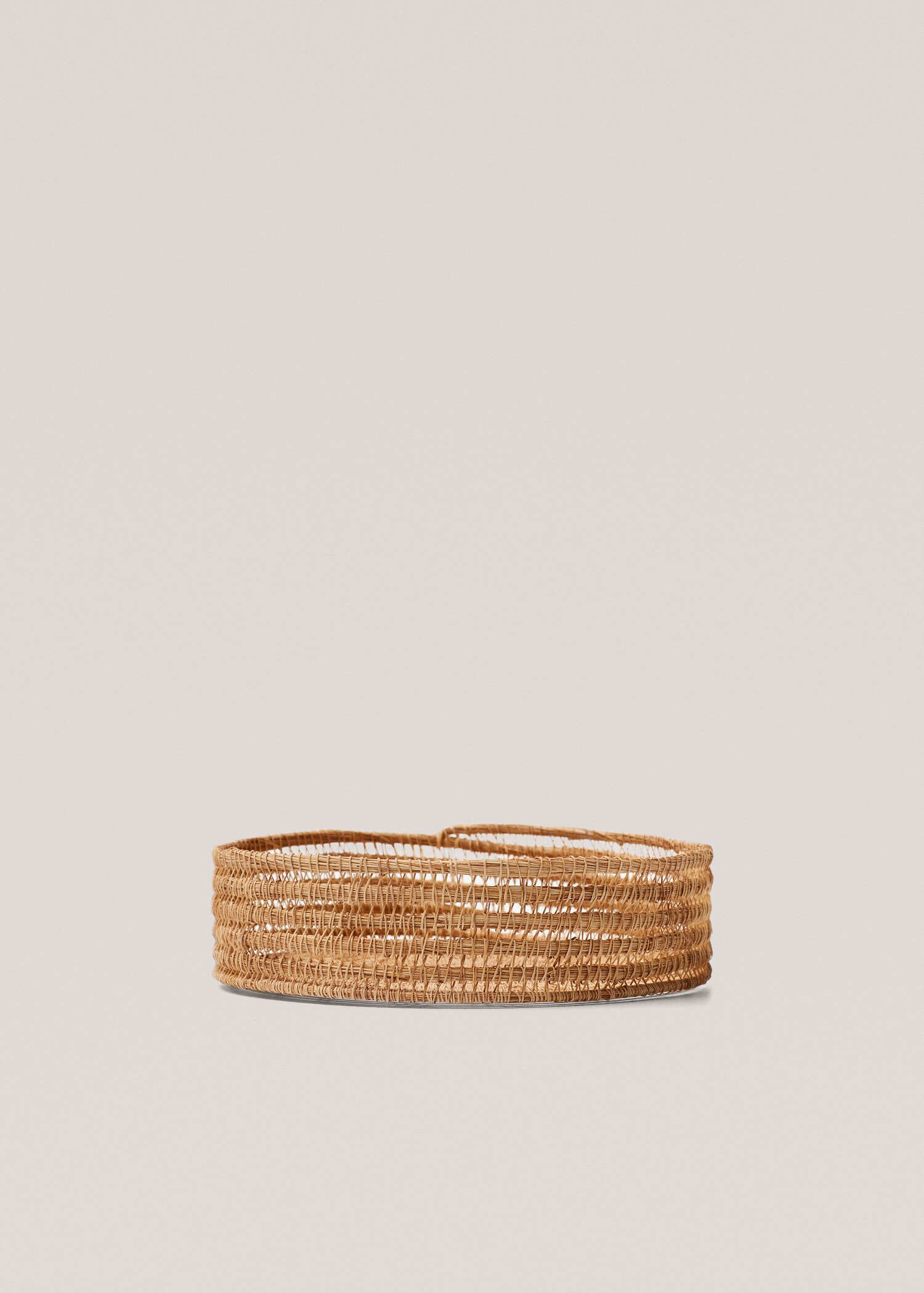 Cistella fibra natural 26x07cm - Article sense model