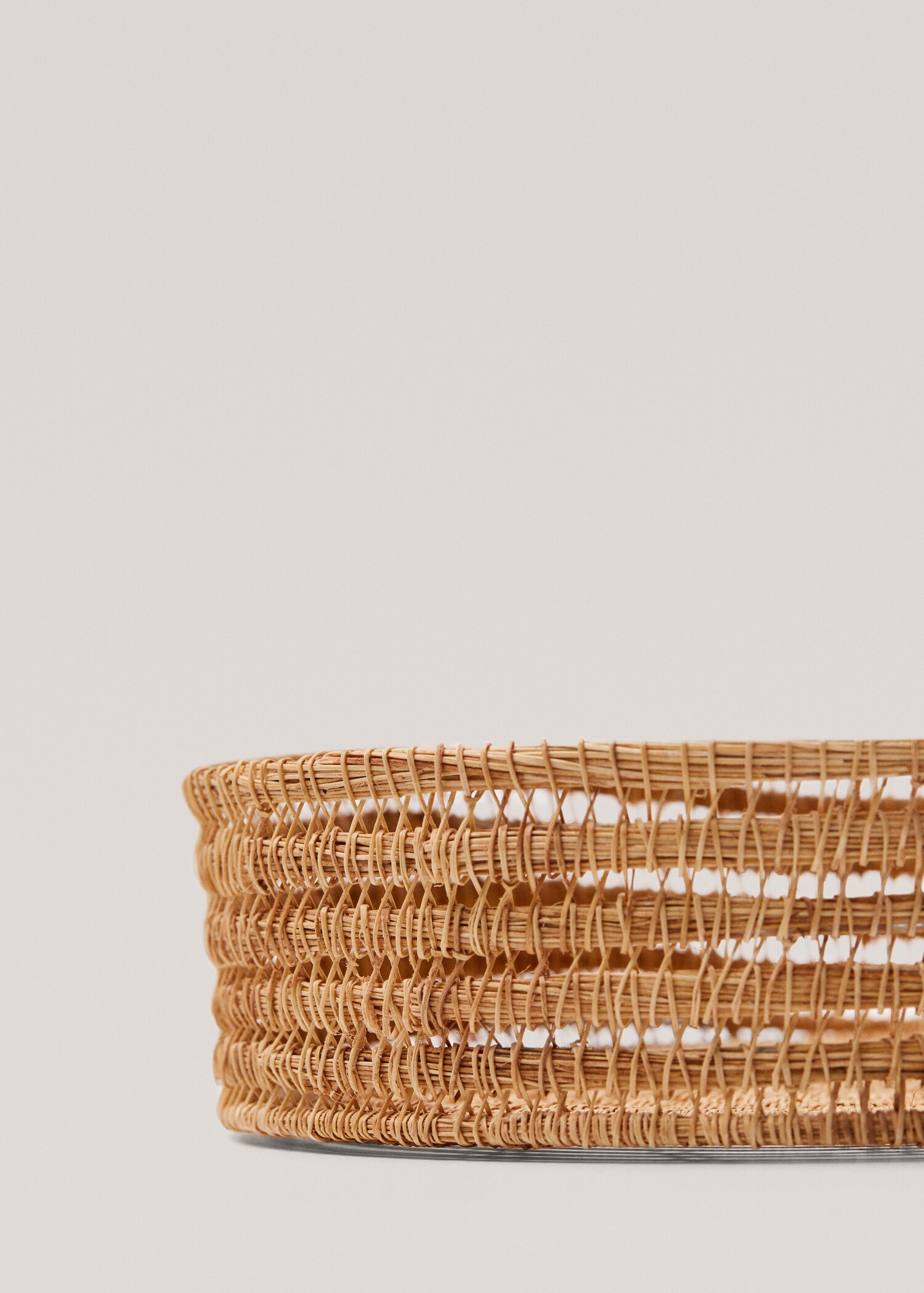 Cistella fibra natural 26x07cm - Detall de l'article 2