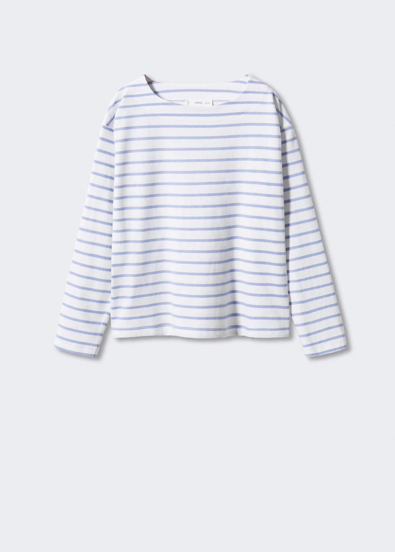 Långärmad randig t-shirt - Artikel utan modell