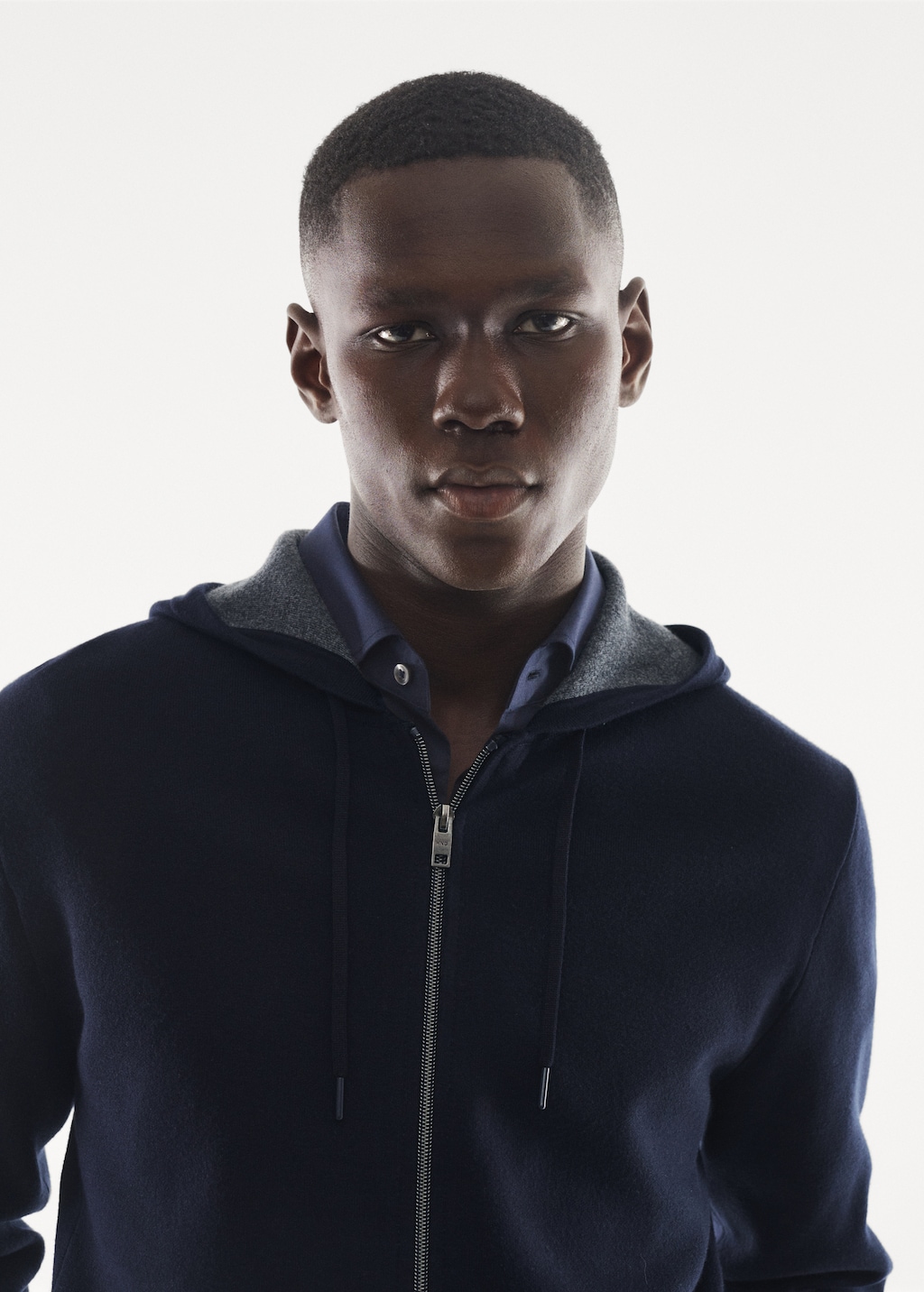 Gebreide hoodie hotsell