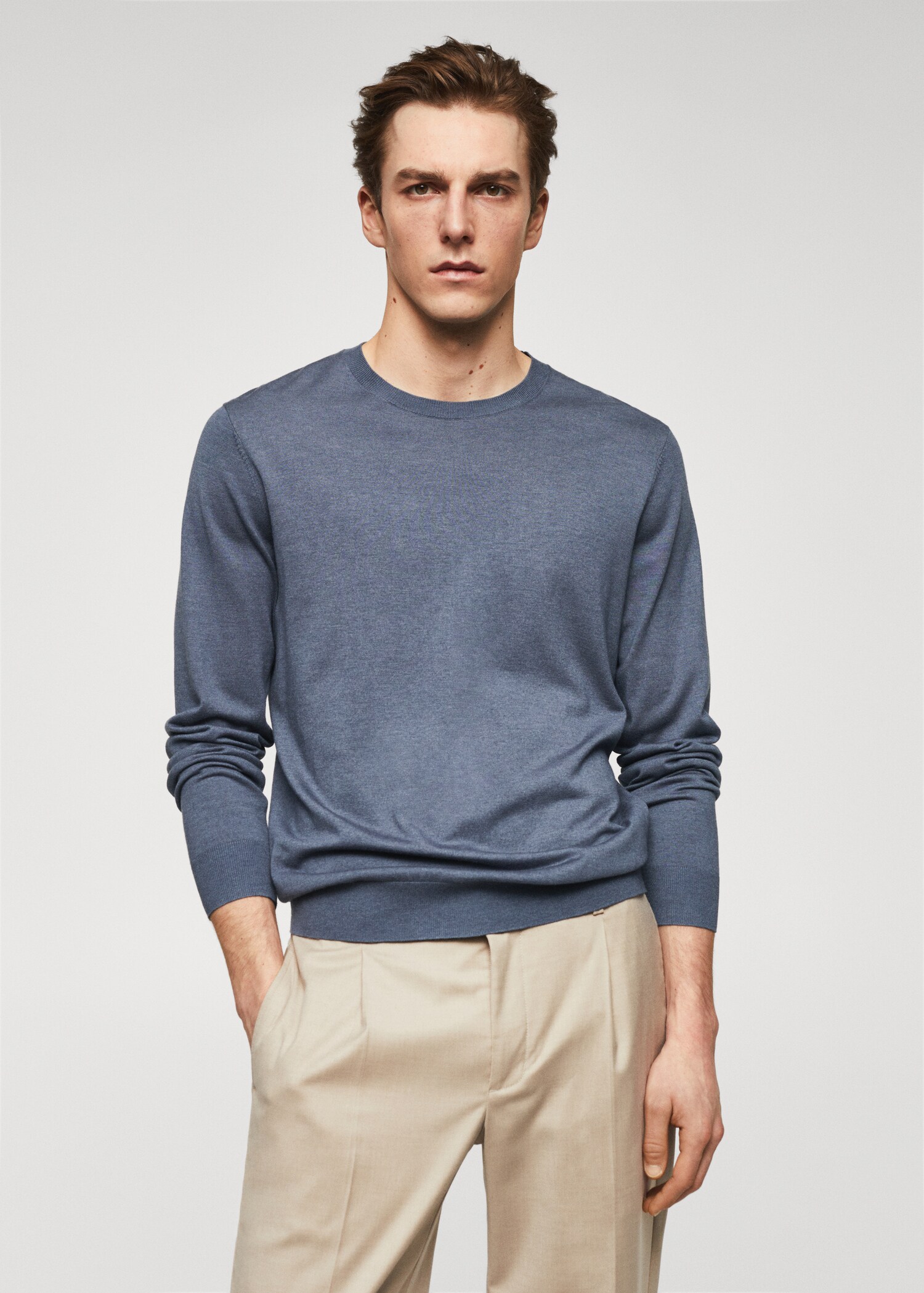 Pull-over coton modal - Plan moyen