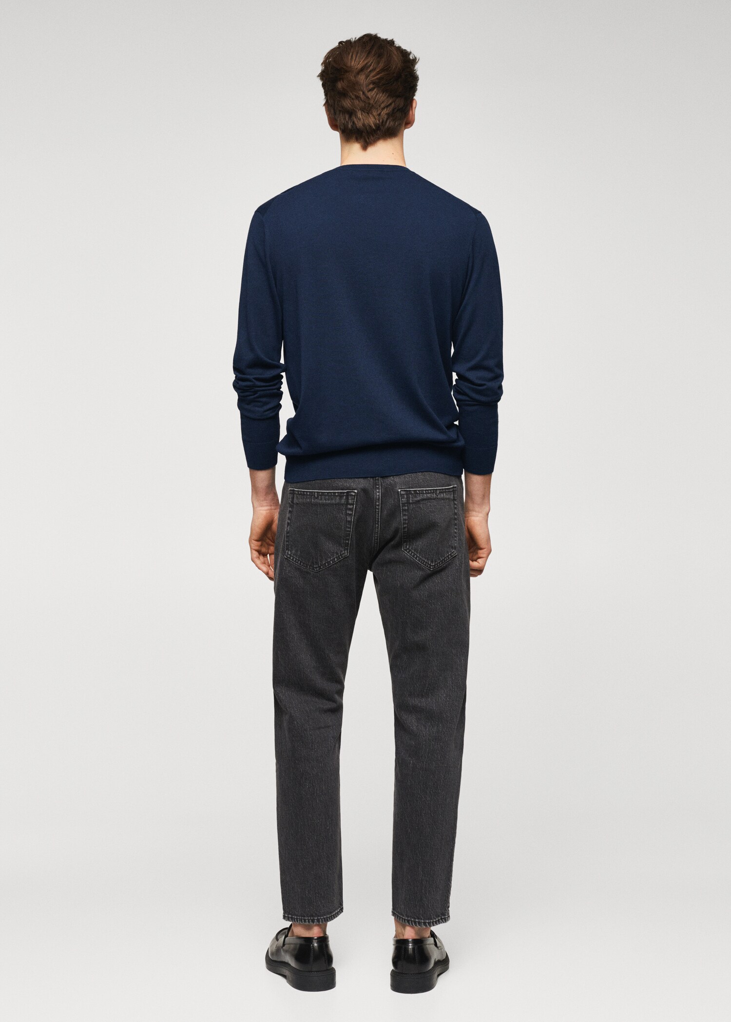 Modal cotton-blend sweater - Reverse of the article