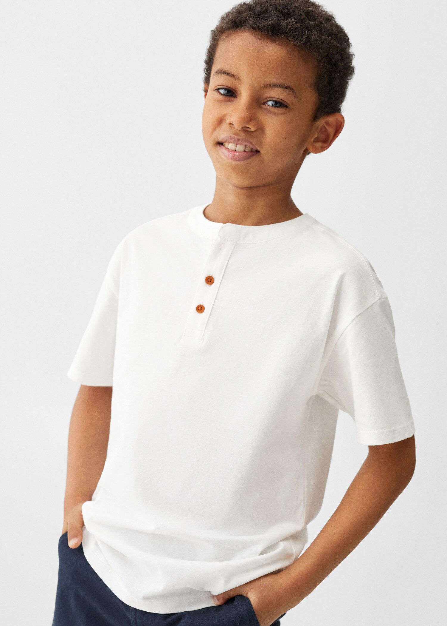 Henley T-shirt - Middenvlak