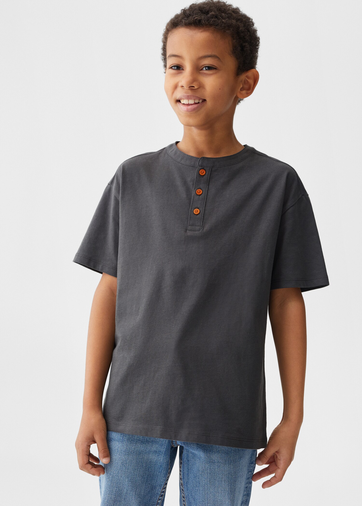 Henley T-shirt - Middenvlak