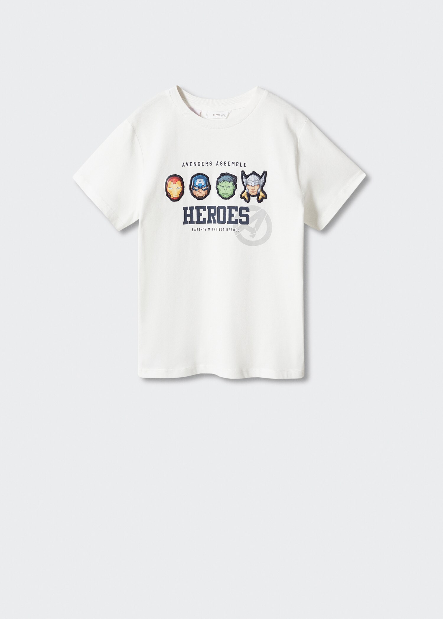 Bawełniany wzorzysty t-shirt - Artykuł bez modela/modelki