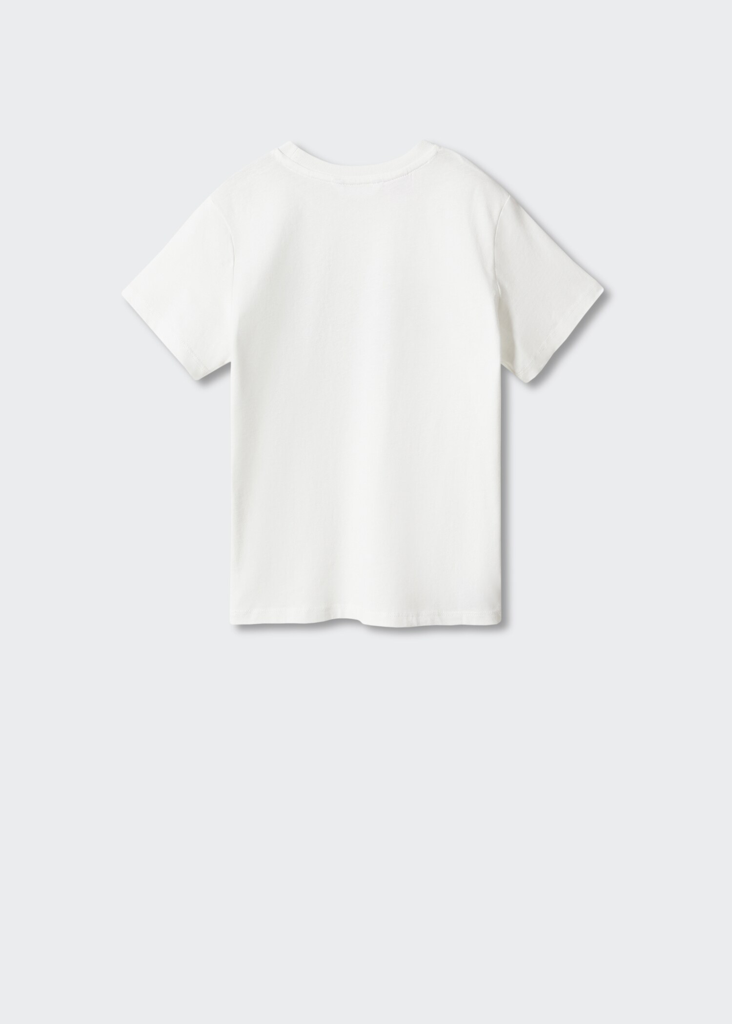 Bawełniany wzorzysty t-shirt - Tylna strona artykułu
