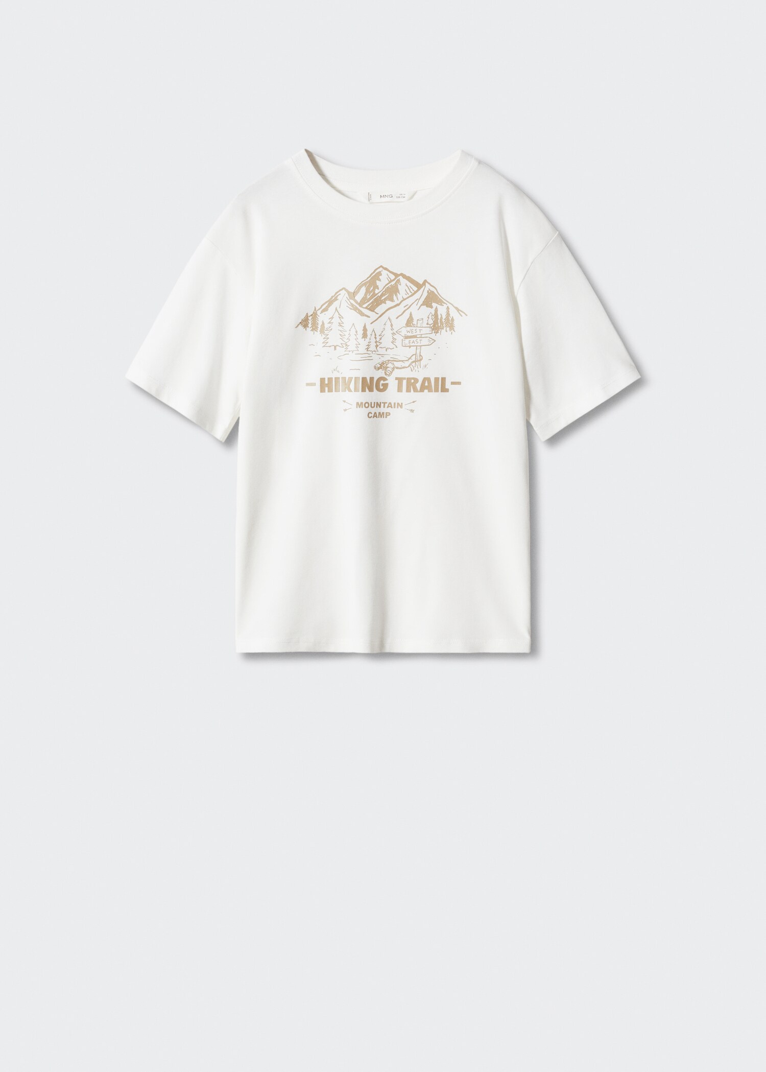 Printed cotton-blend T-shirt - Article without model