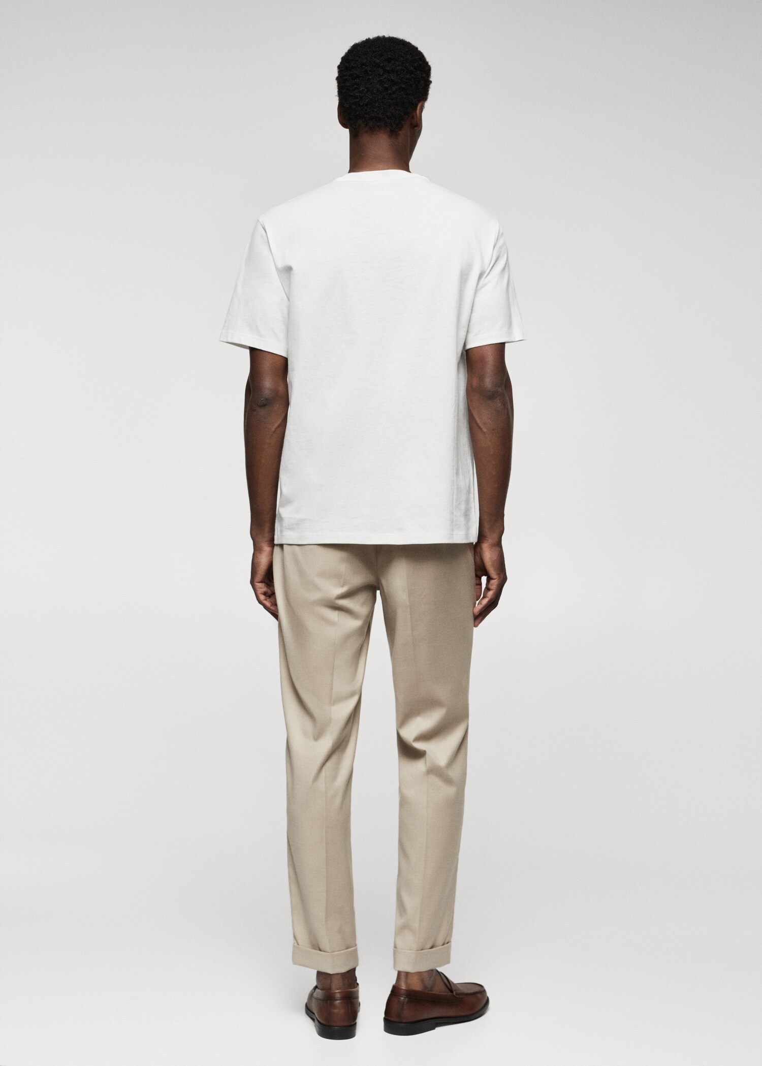 Pocket cotton T-shirt - Reverse of the article