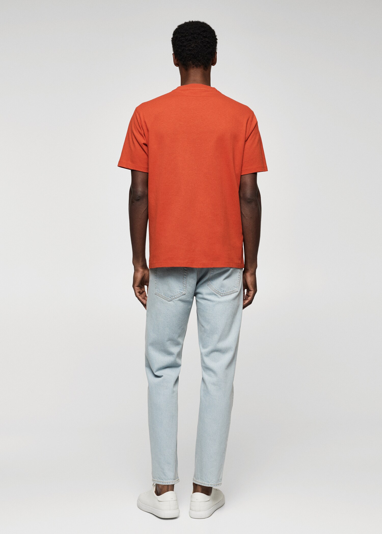 Pocket cotton T-shirt - Reverse of the article
