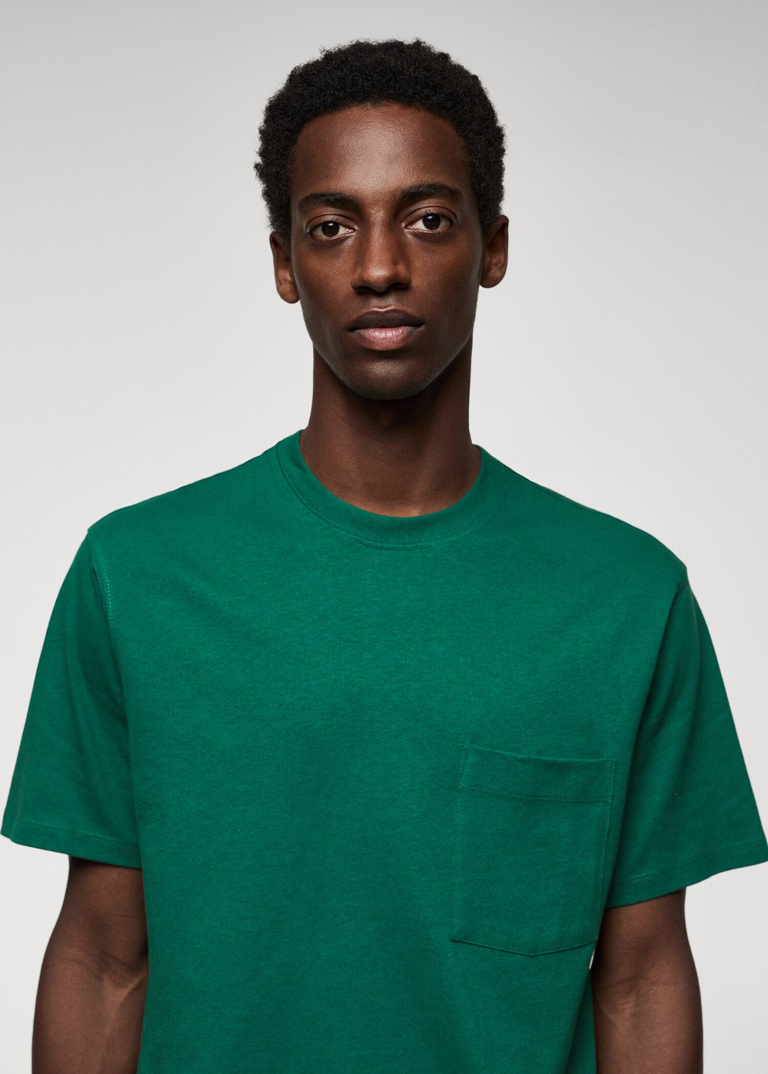 Pocket cotton T-shirt - Details of the article 1