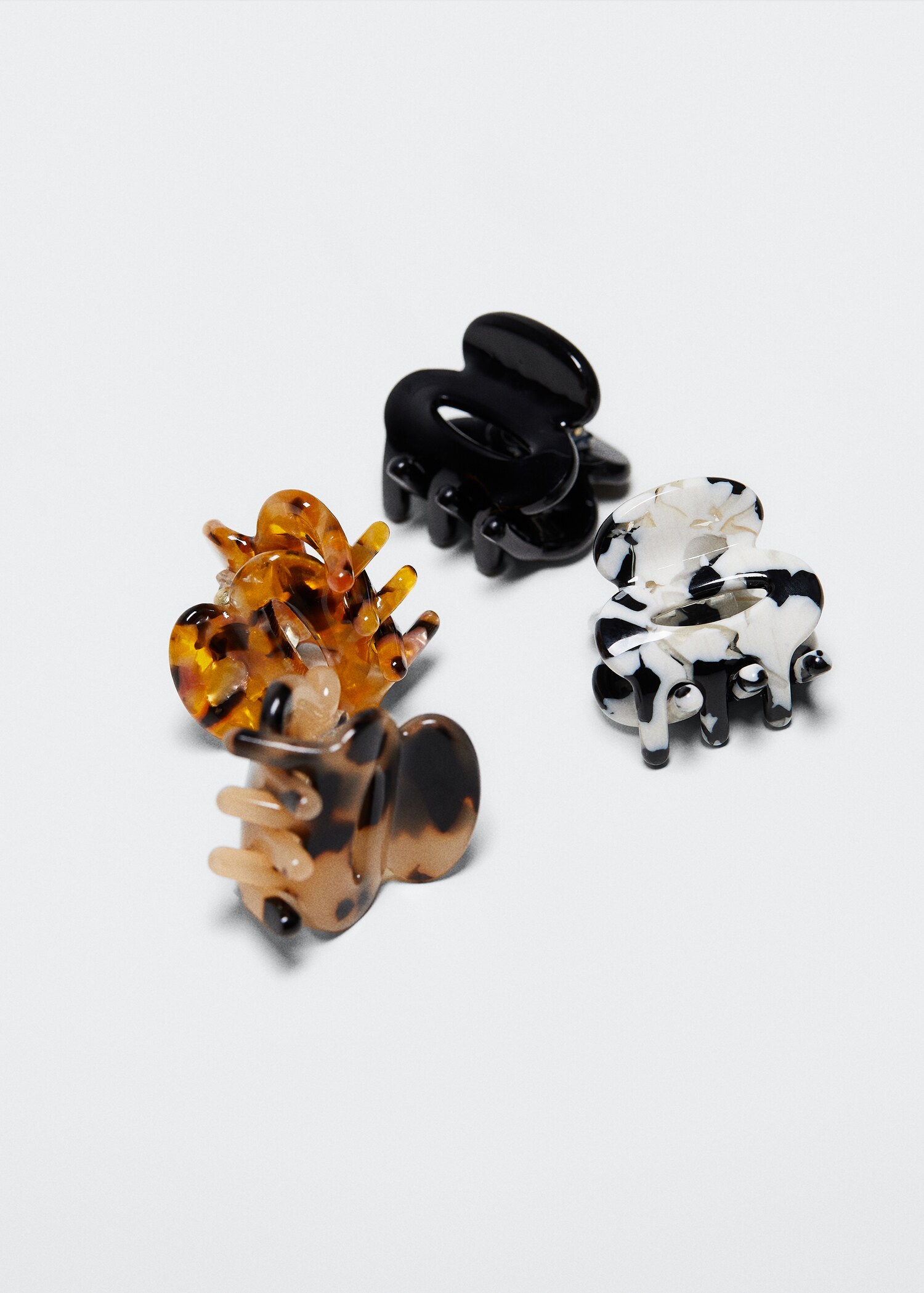 4er-Pack Haarclips - Mittlere Ansicht
