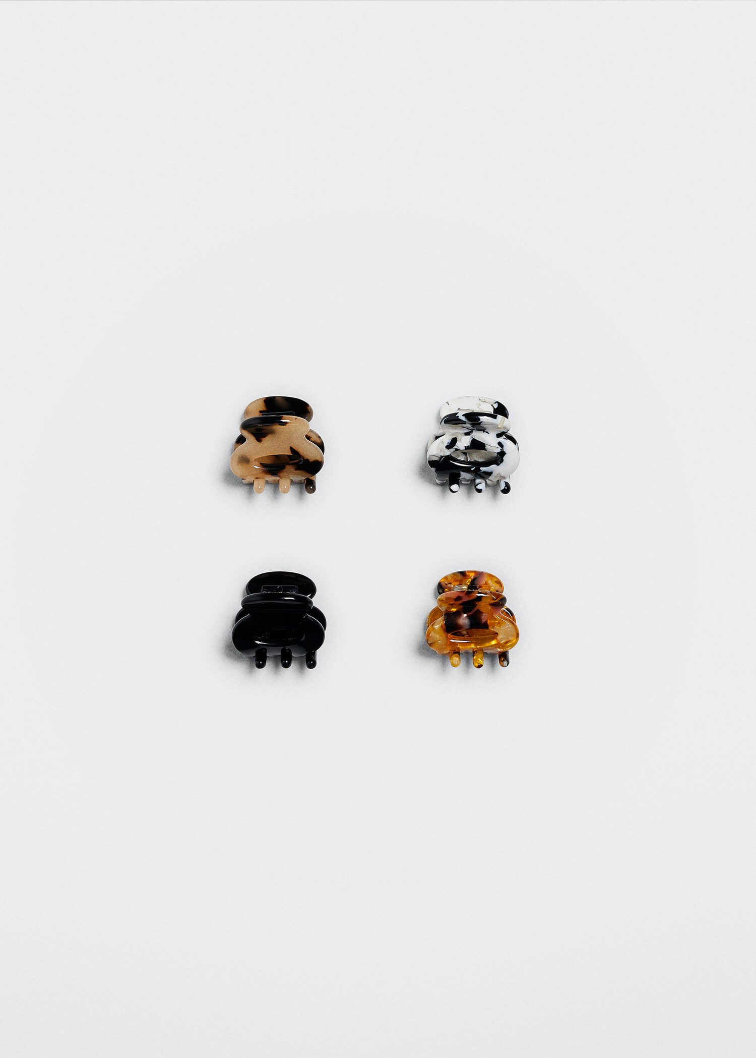 4er-Pack Haarclips - Artikel ohne Model