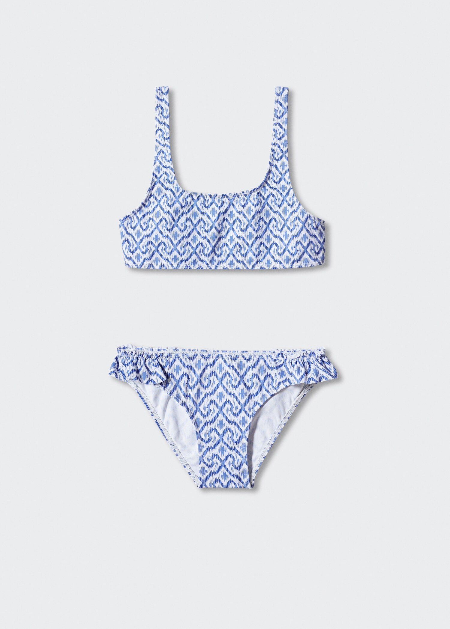 Ruffled print bikini - Article without model