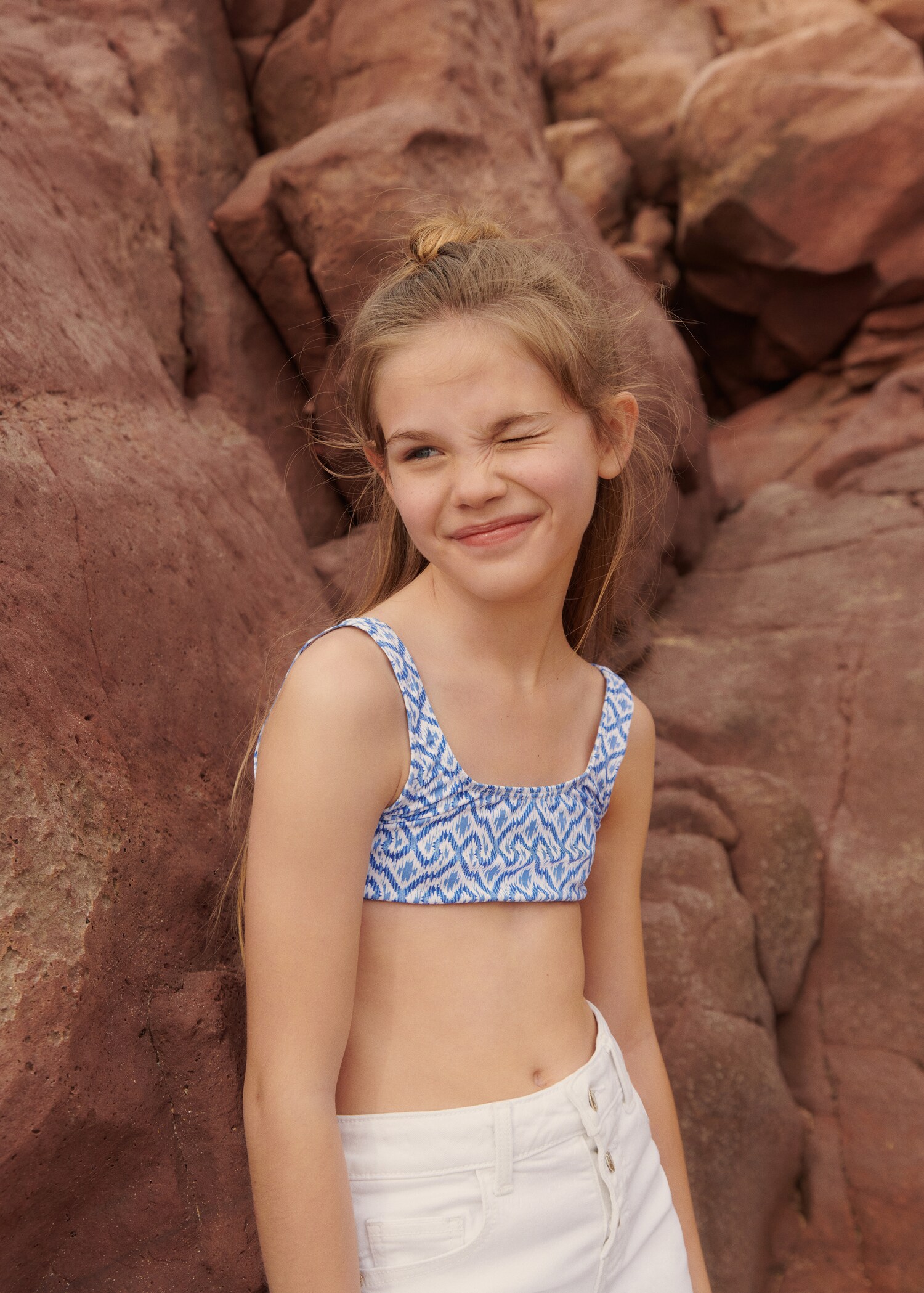 Ruffled print bikini - Details of the article 5