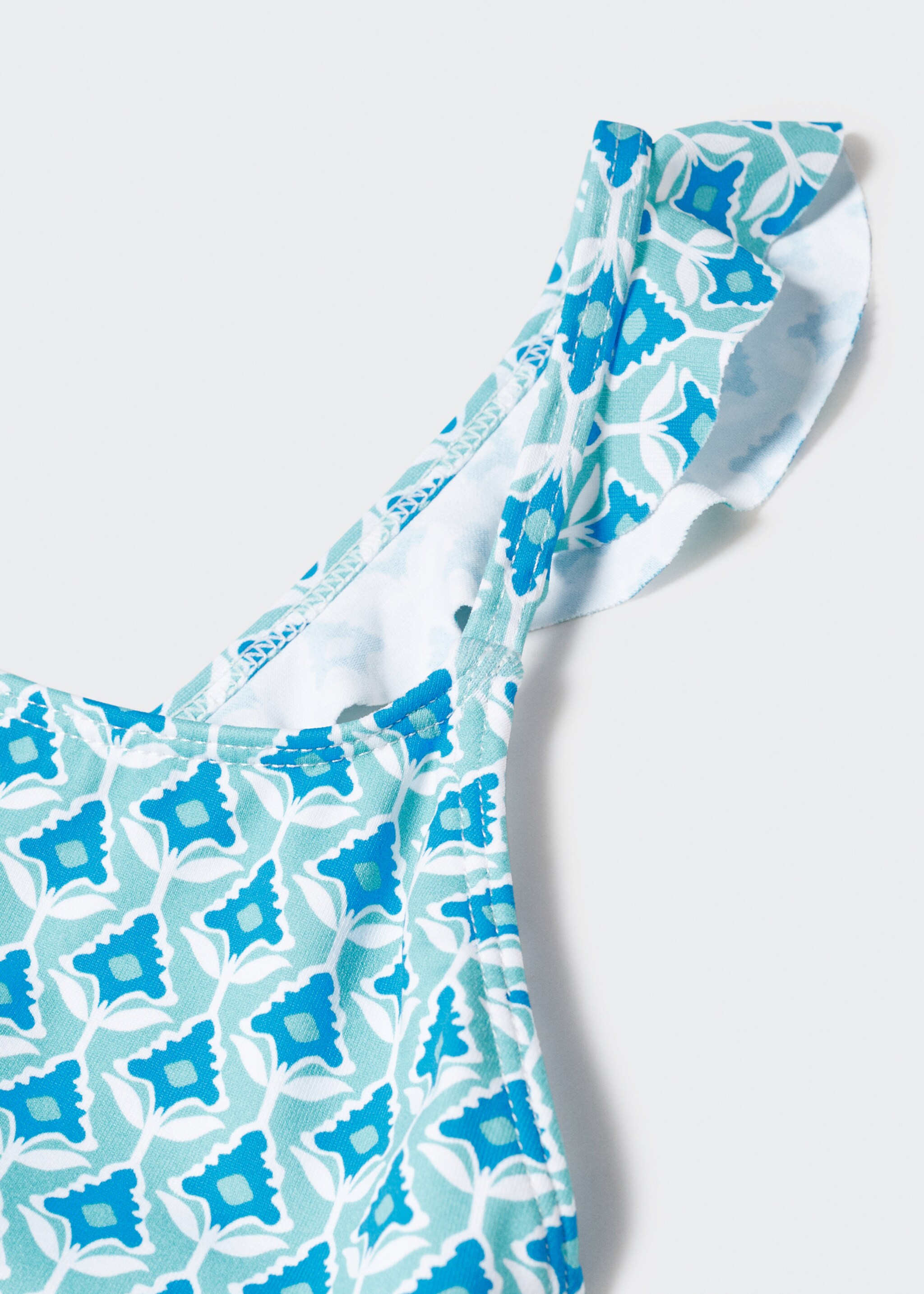 Ruffle print swimsuit - Details of the article 8