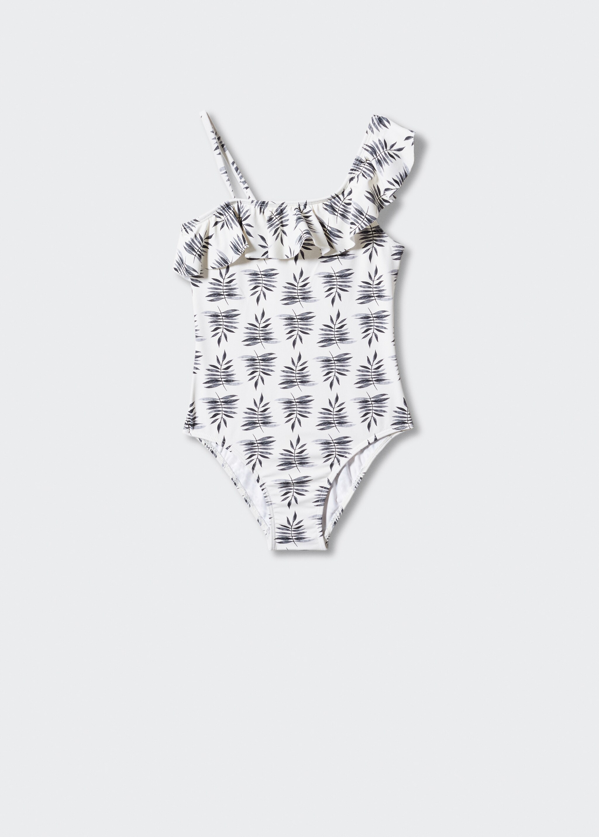 Asymmetrical-print swimsuit - Article without model