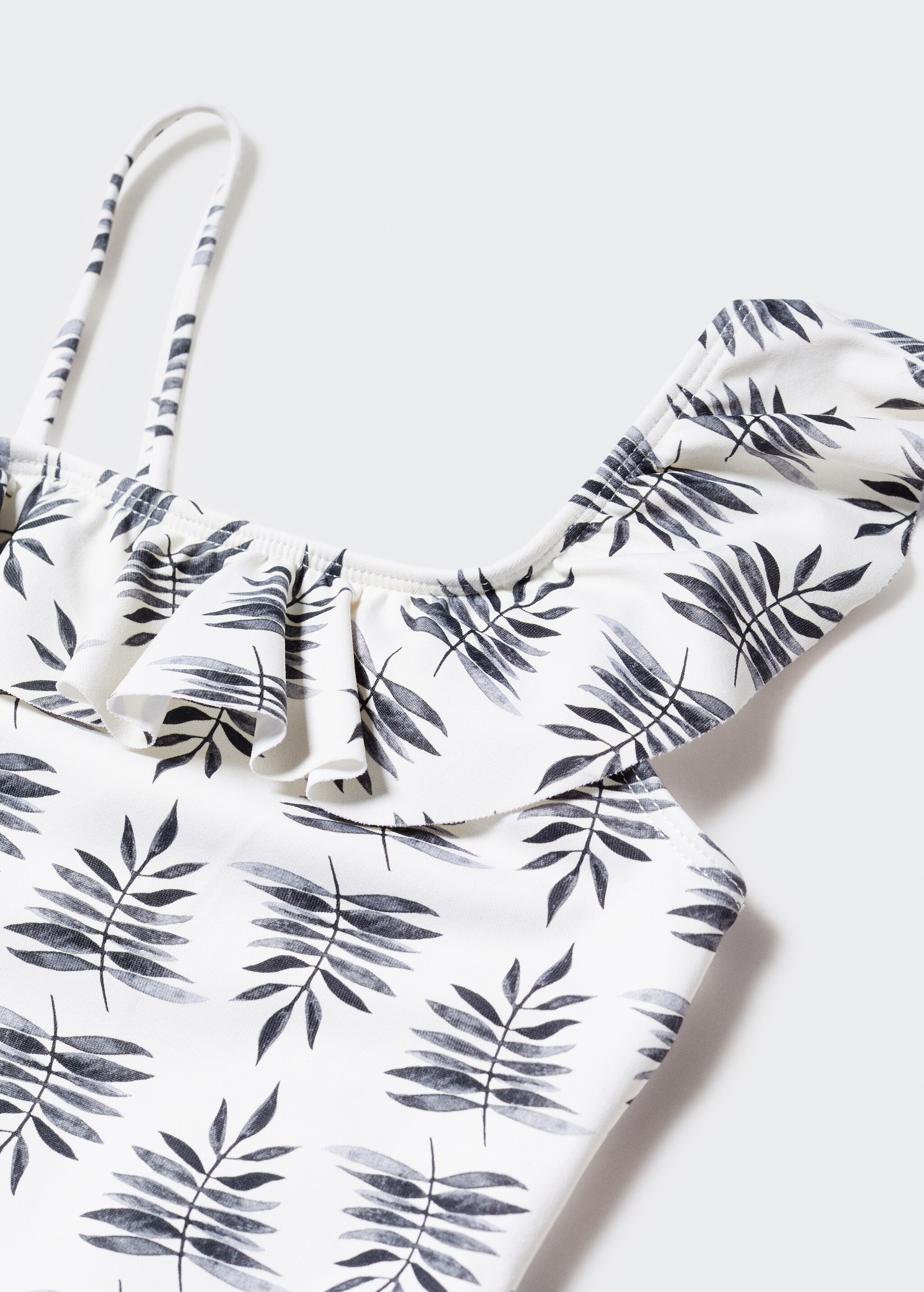 Asymmetrical-print swimsuit - Details of the article 8