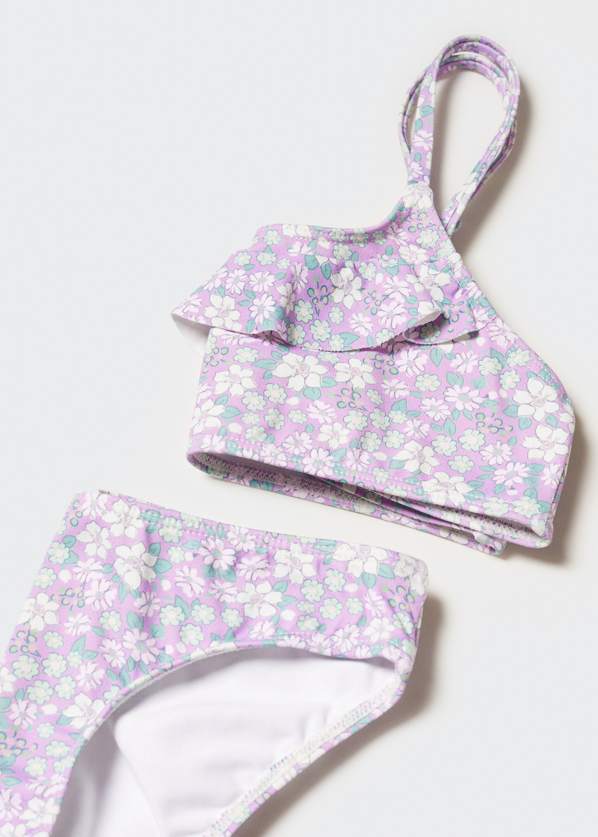 Floral bikini with ruffles - Details of the article 8