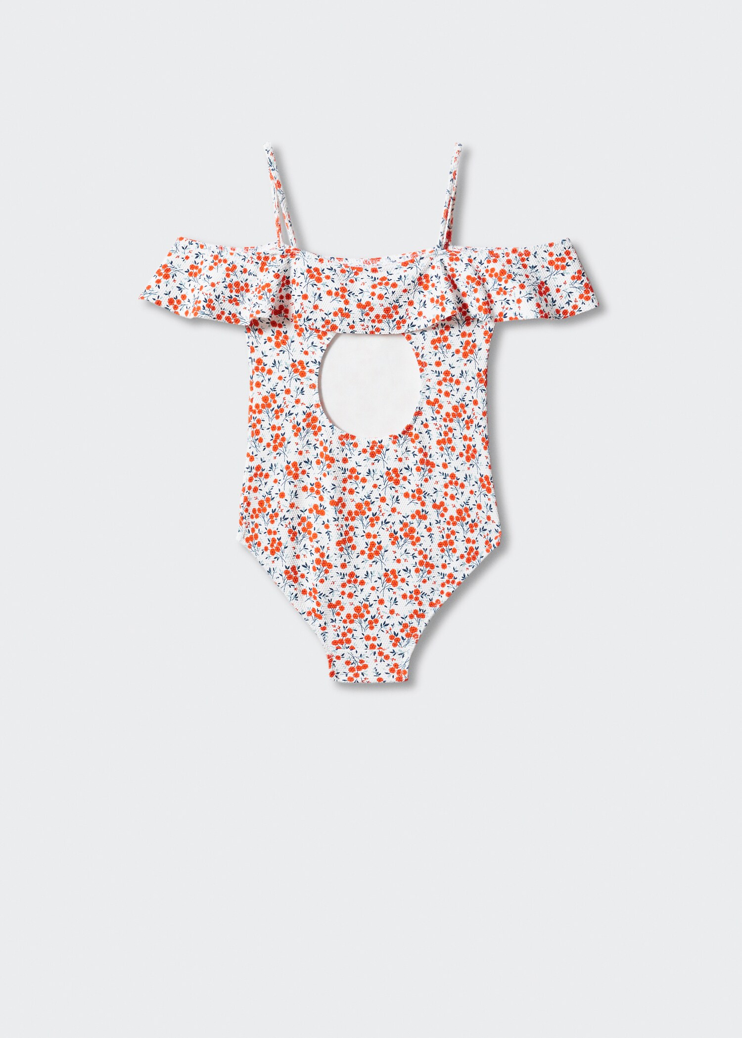 Bañador estampado floral volante - Reverso del artículo