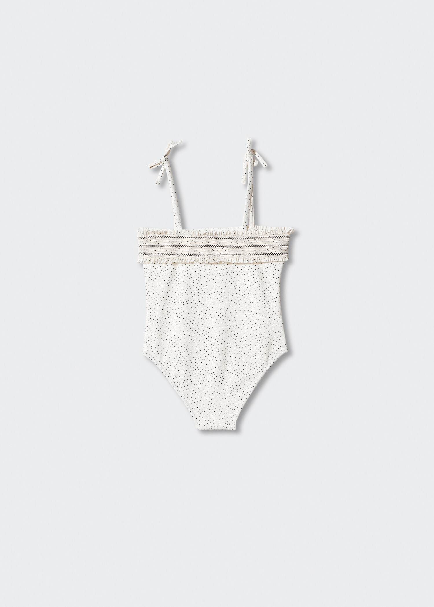 Banyador estampat frunzit - Revers de l'article