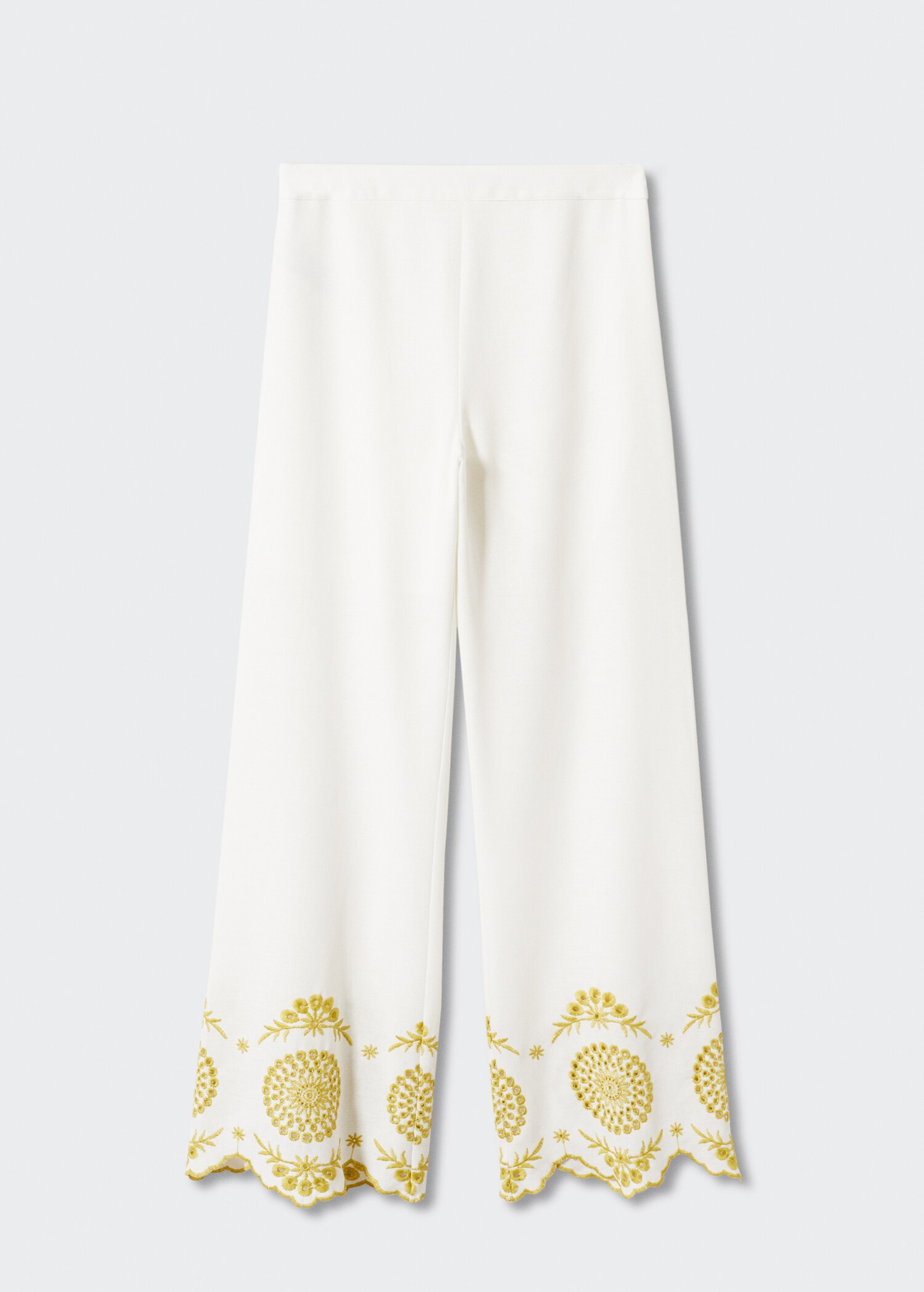 Swiss embroidered culotte pants - Article without model
