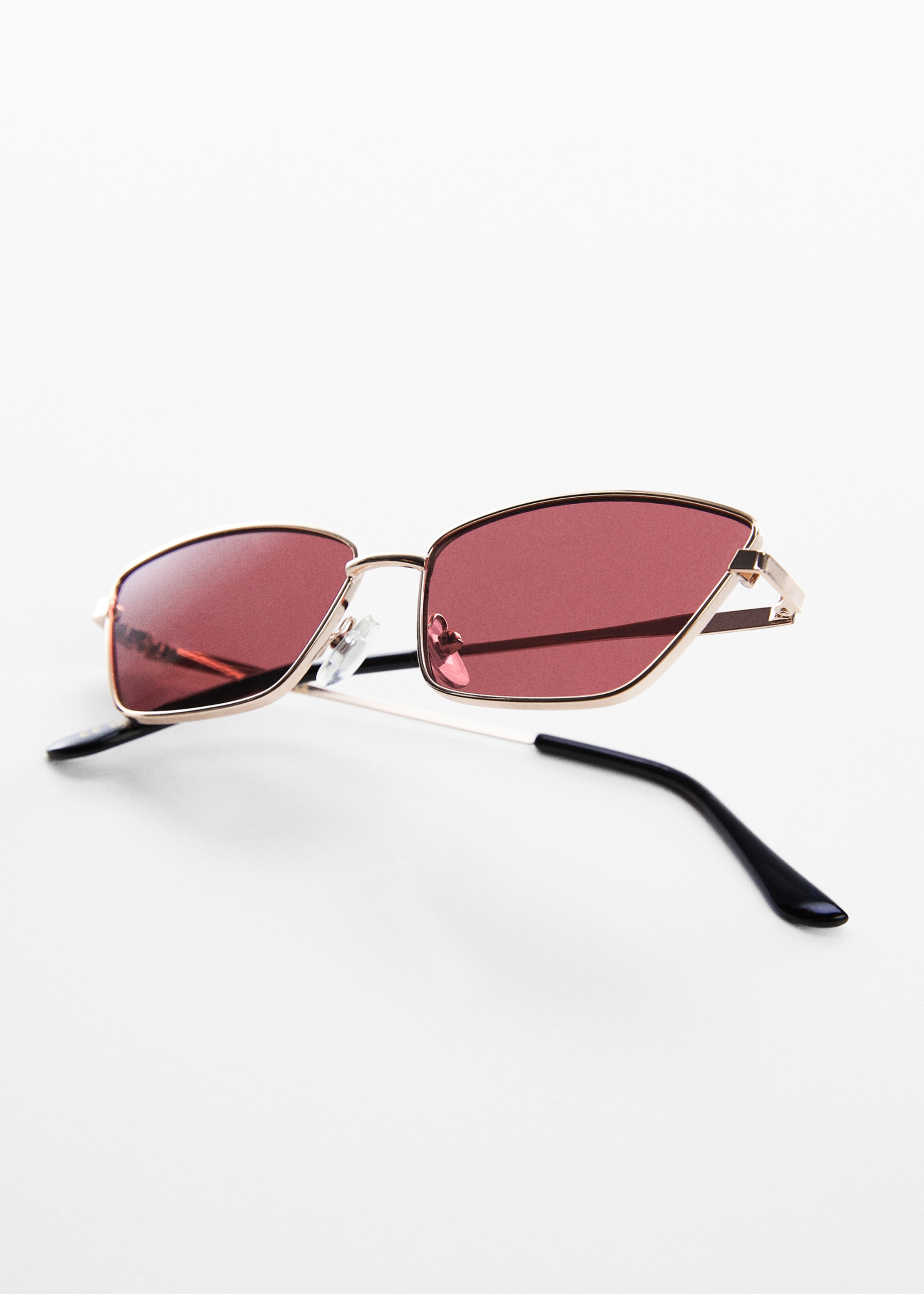 Metallic frame sunglasses - Details of the article 5, Silver. Ref: 47005139-00.