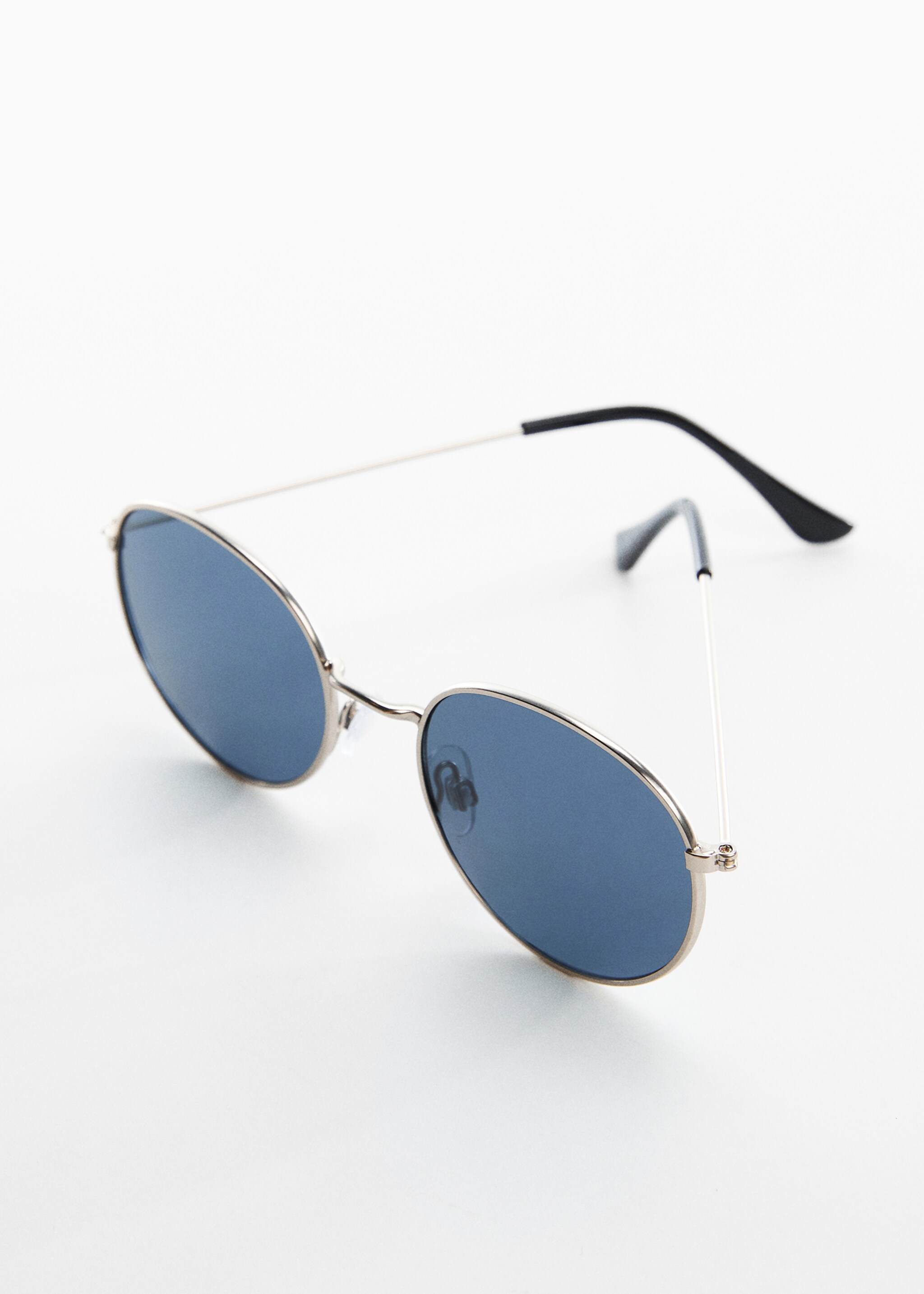 Aviator frame sunglasses - Details of the article 5, Silver. Ref: 47005144-00.