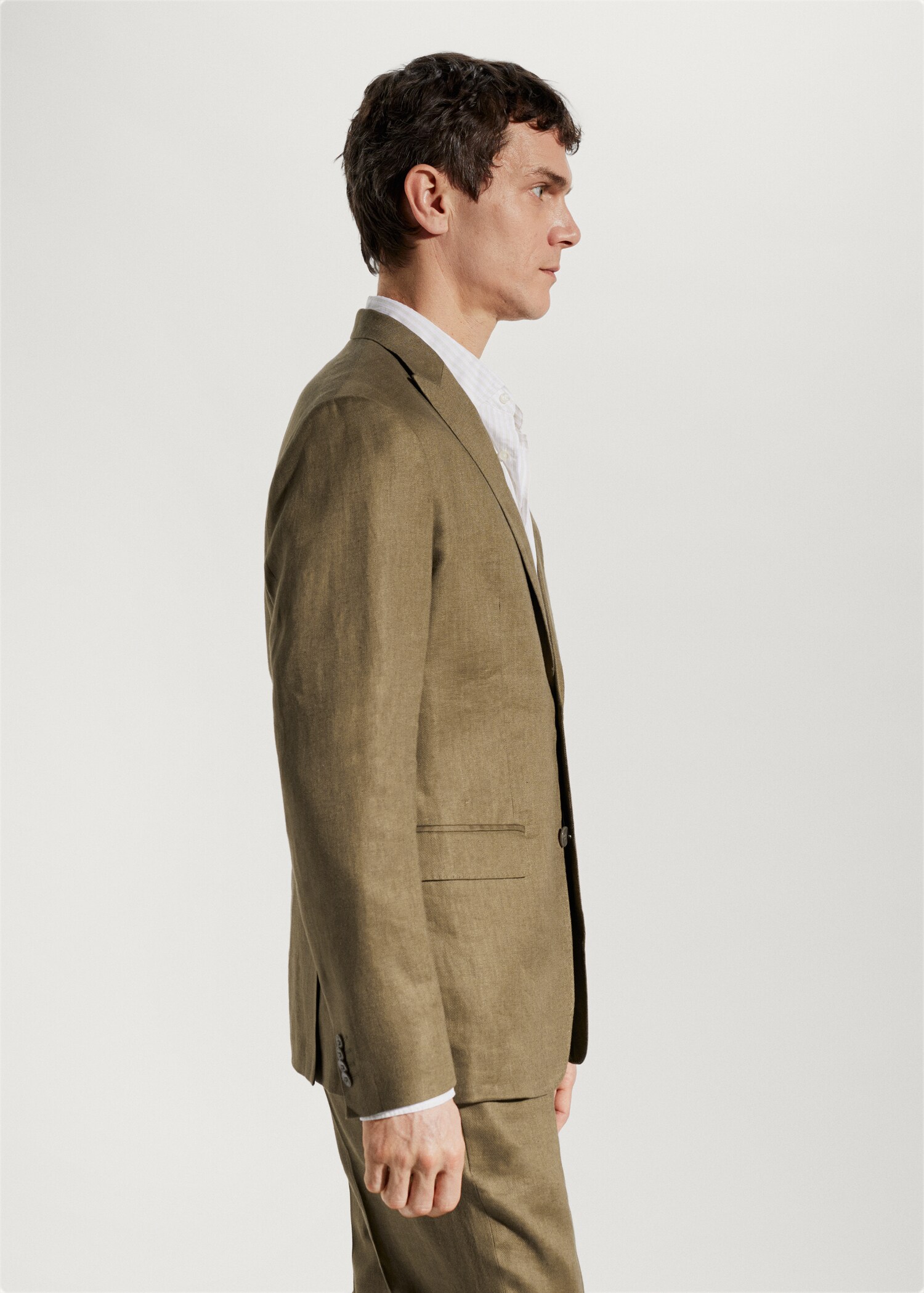 100% linen suit blazer - Details of the article 2