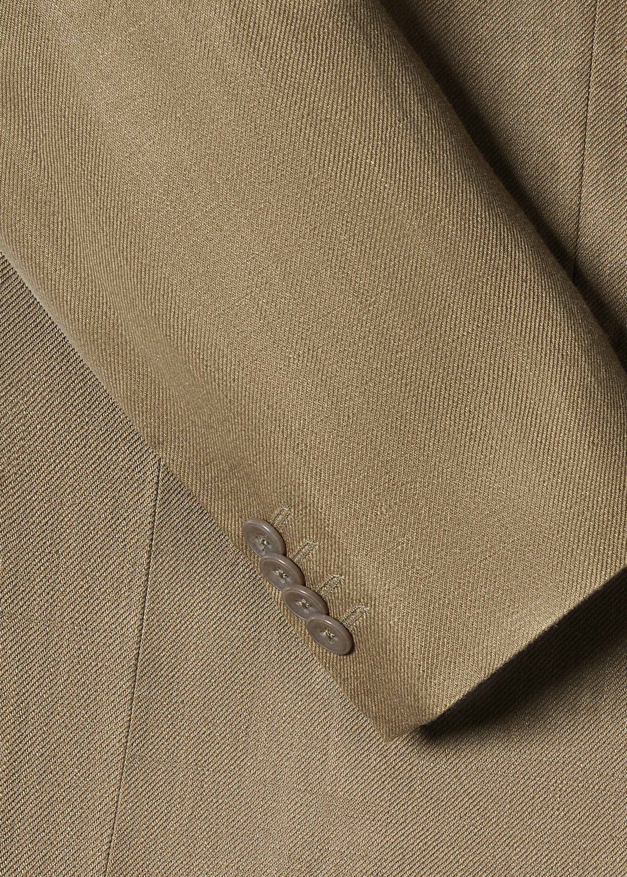 Blazer suit 100% linen - Details of the article 8