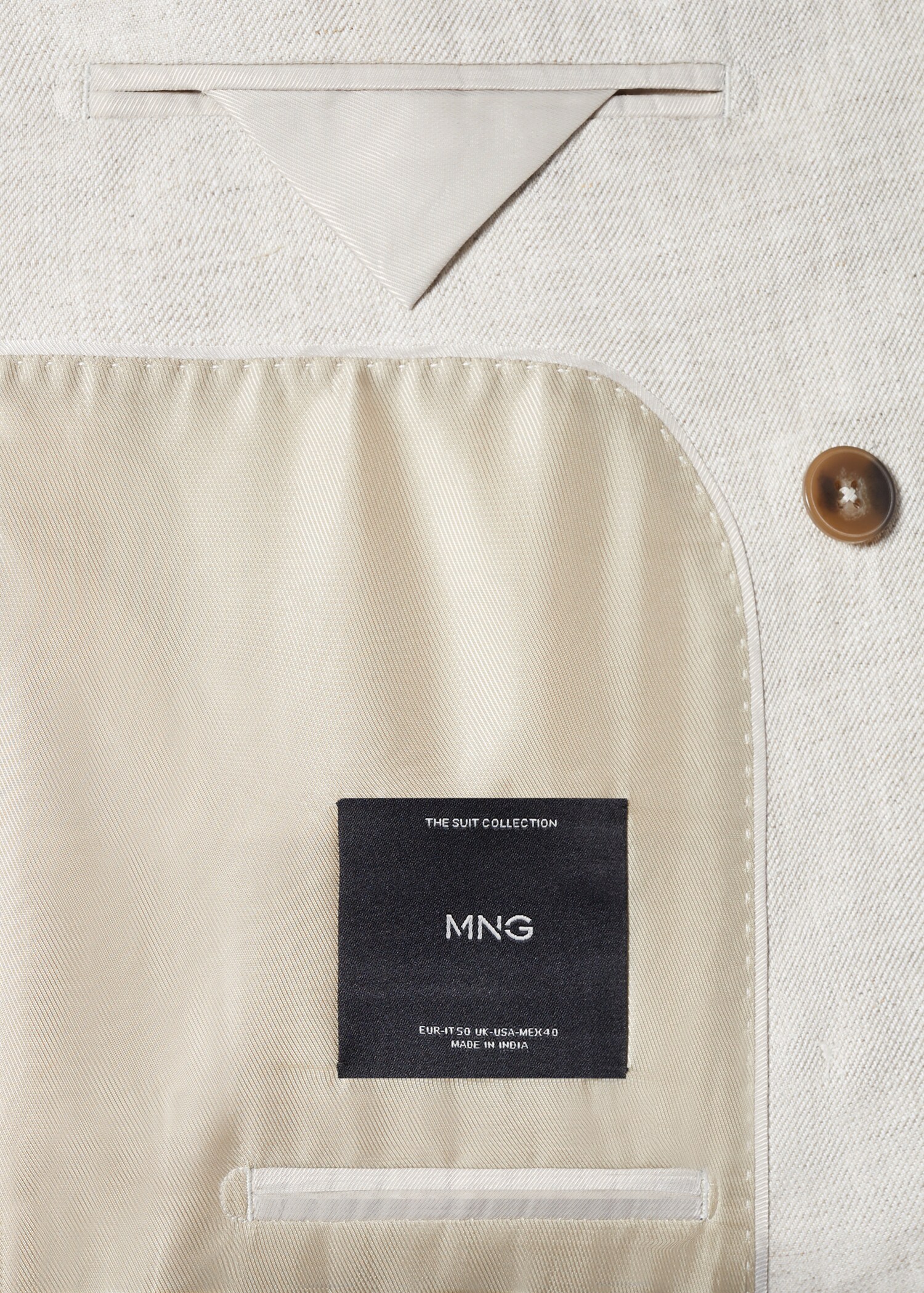 100% linen suit blazer - Details of the article 0