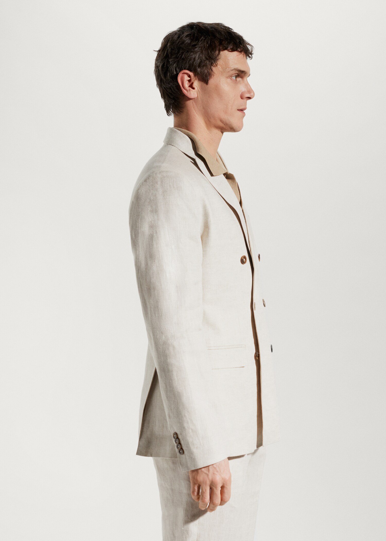 100% linen suit blazer - Details of the article 2