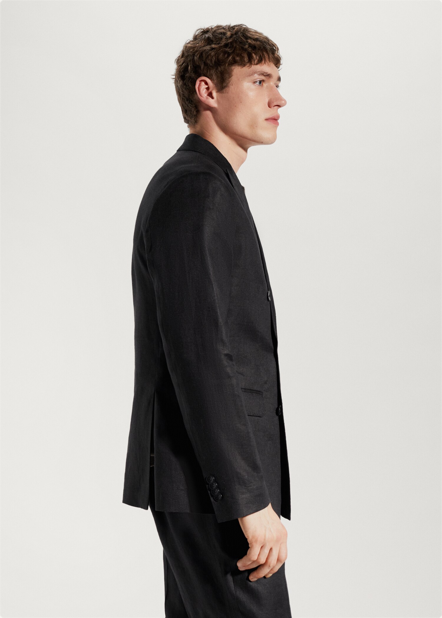 100% linen suit blazer - Details of the article 2