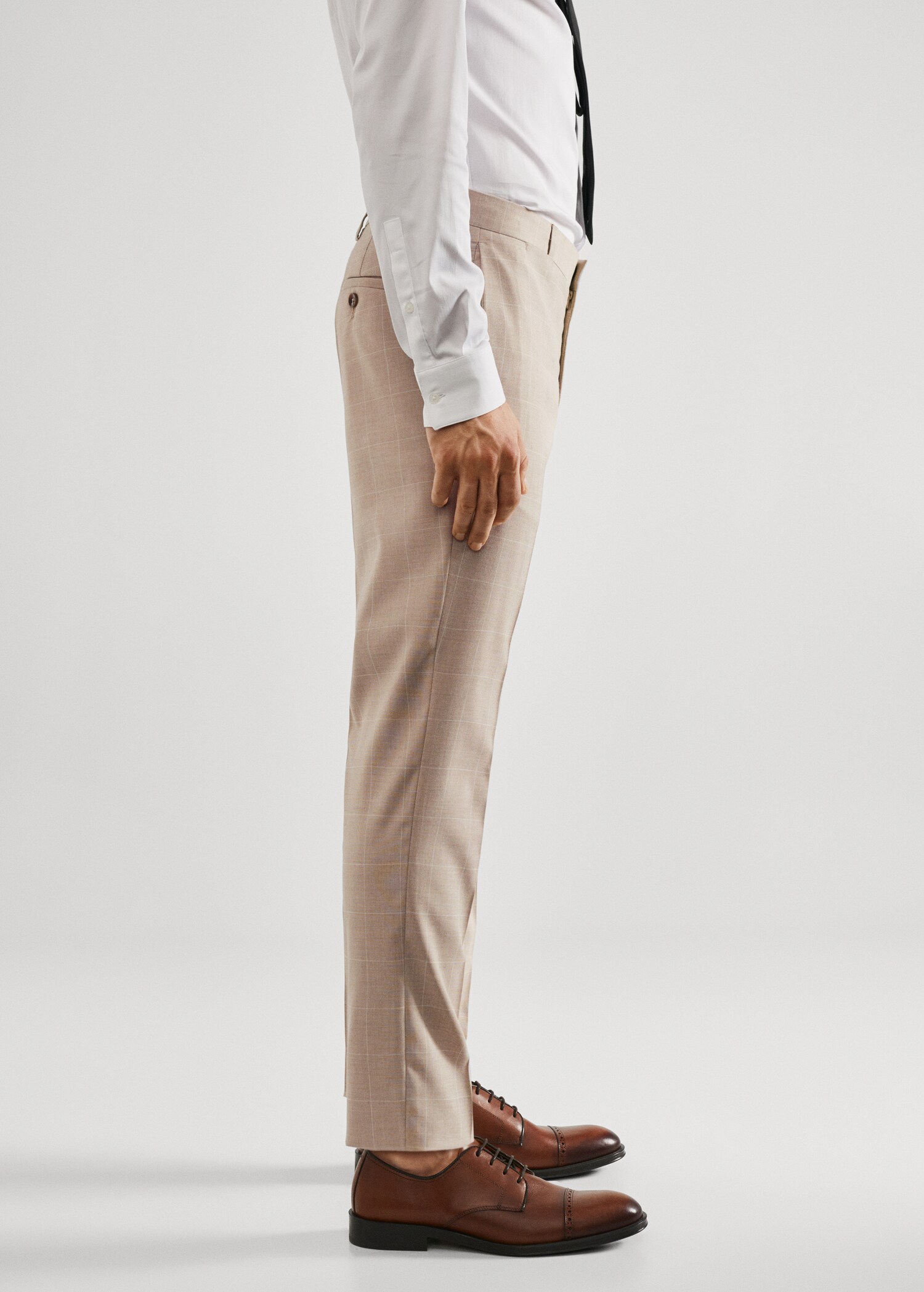 Super slim fit suit trousers - Details of the article 2