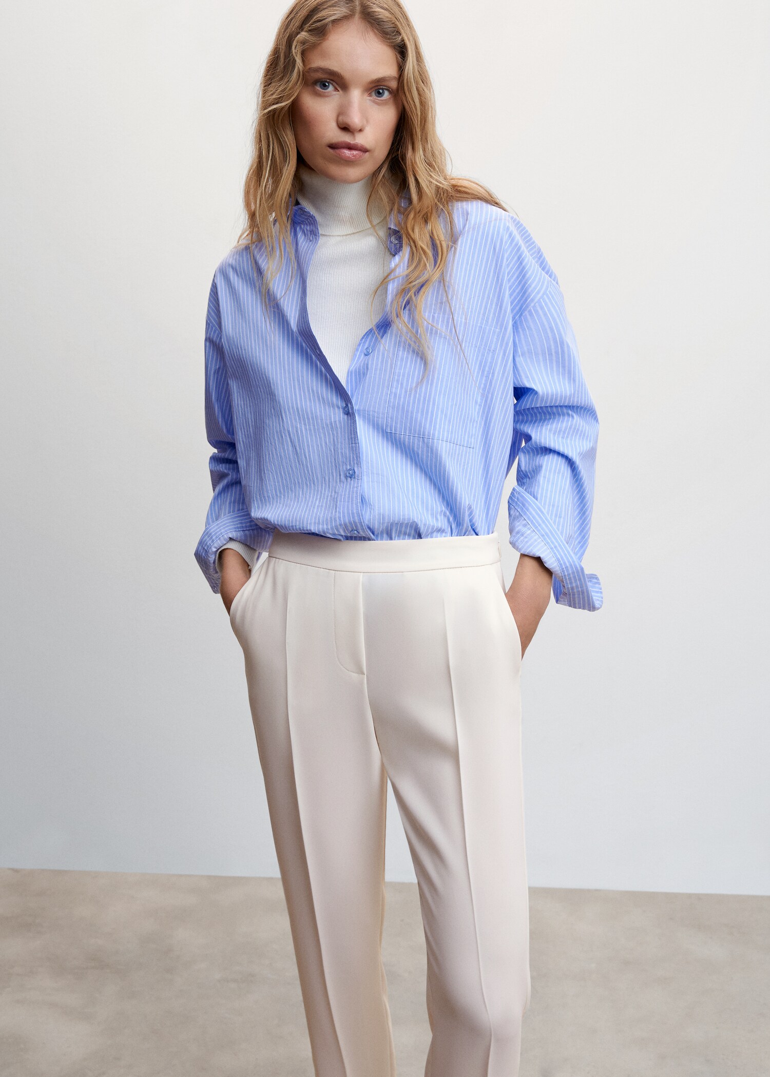 Flowy suit pants - Details of the article 1