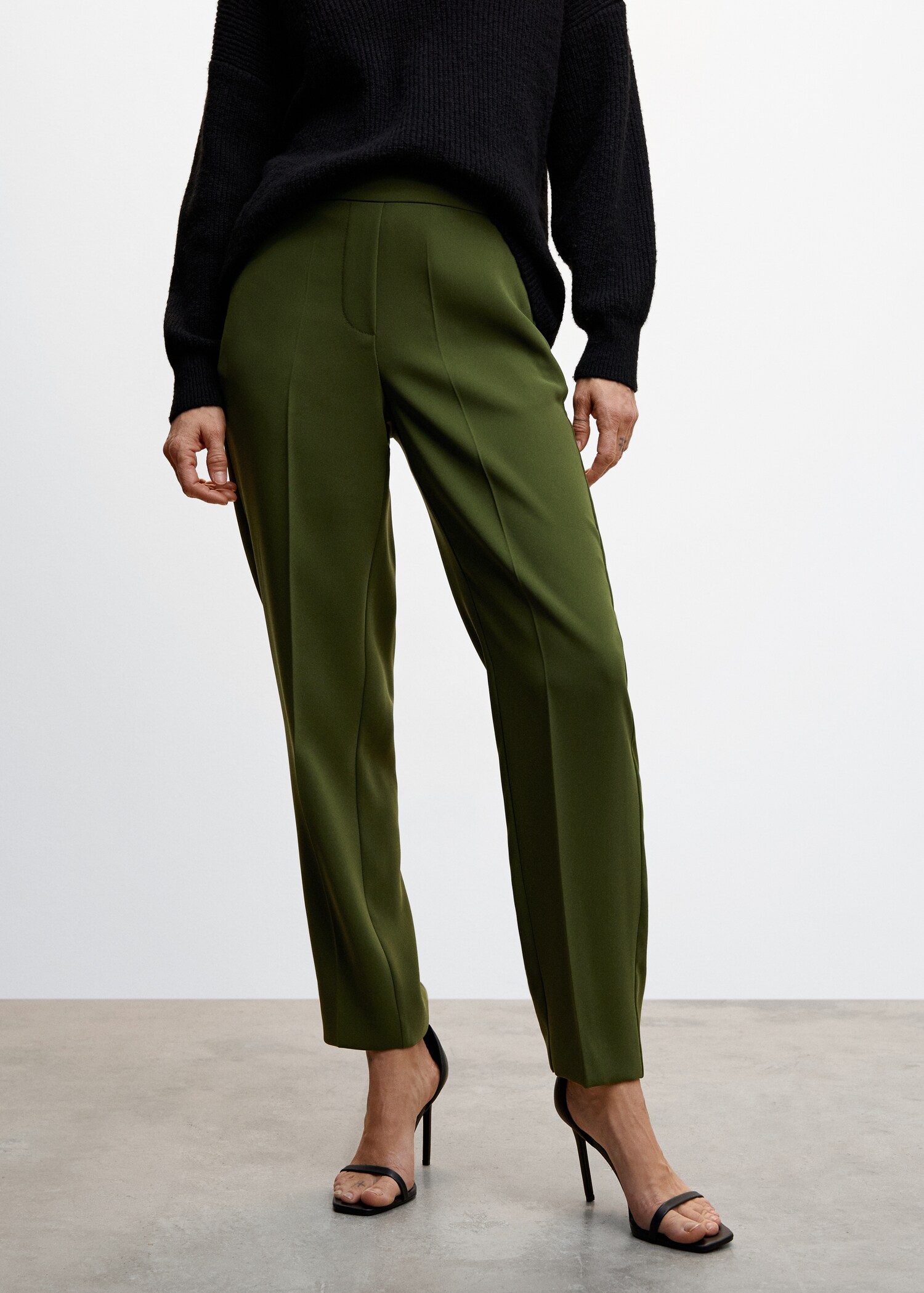 Flowy suit pants - Medium plane