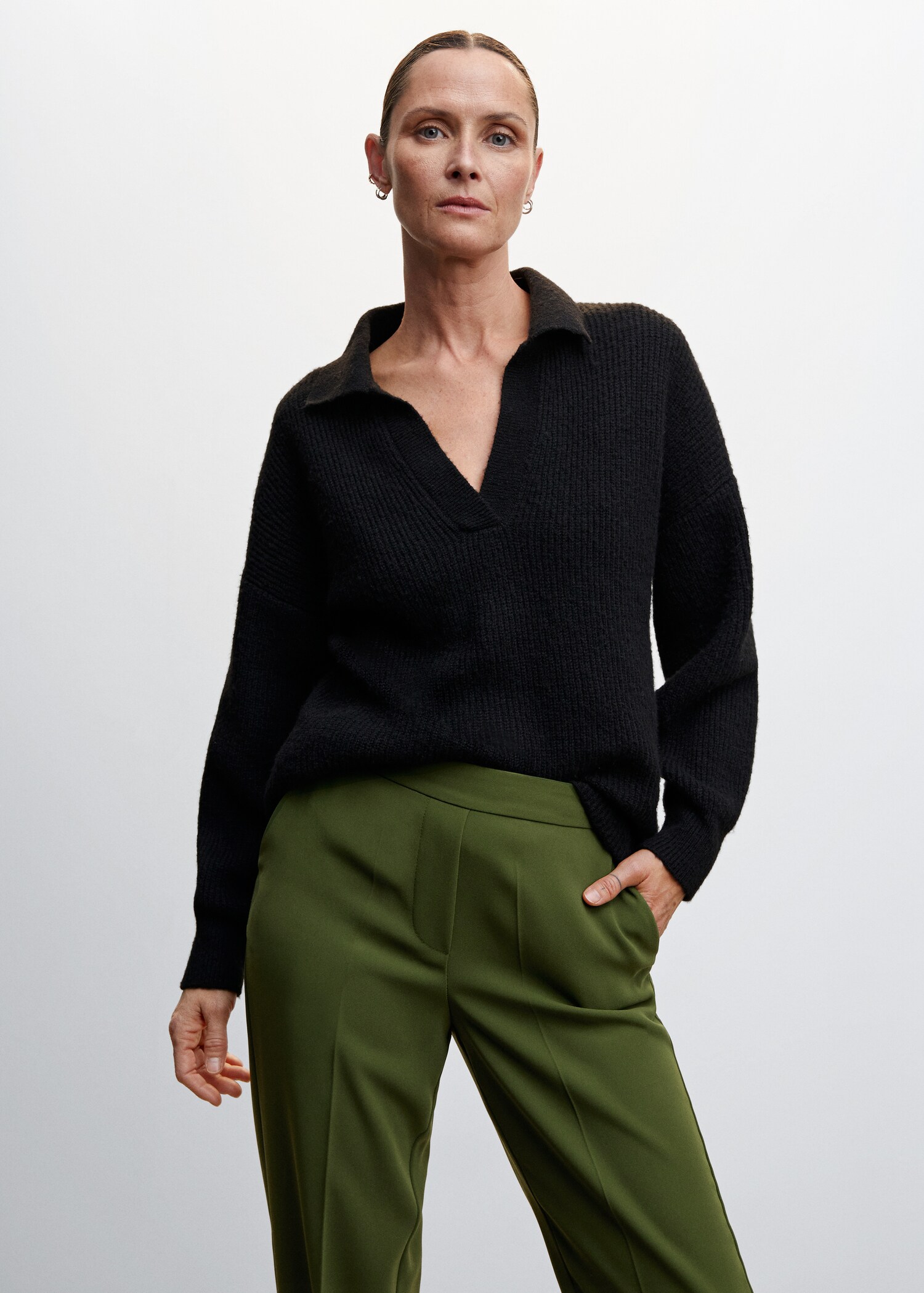 Flowy suit pants - Details of the article 1