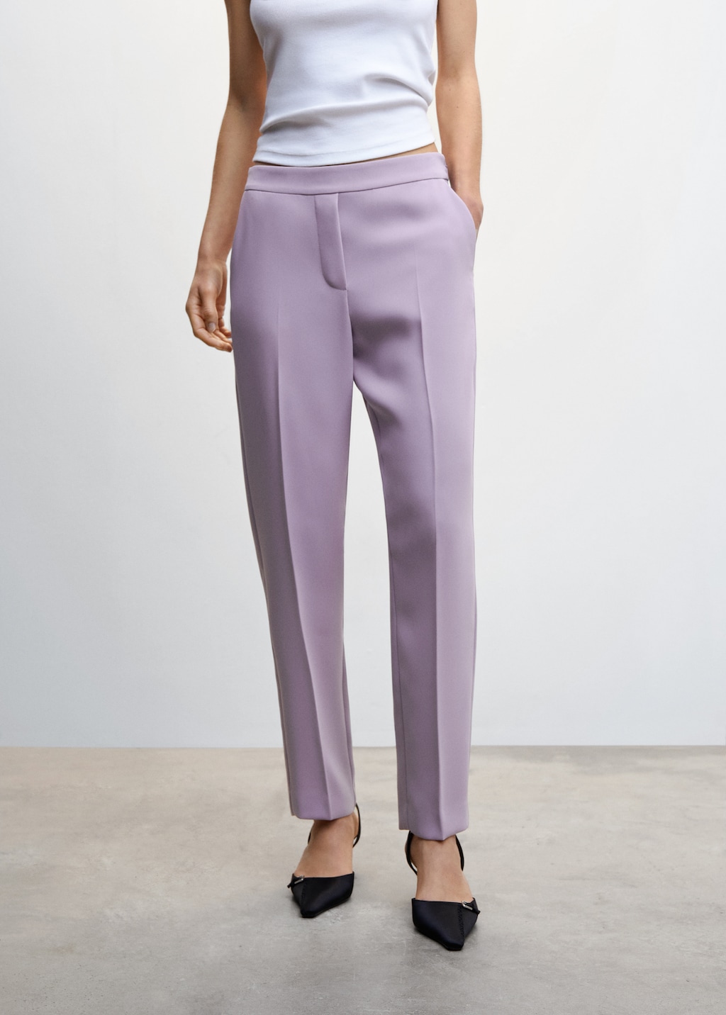 Flowy suit trousers Women MANGO OUTLET Finland