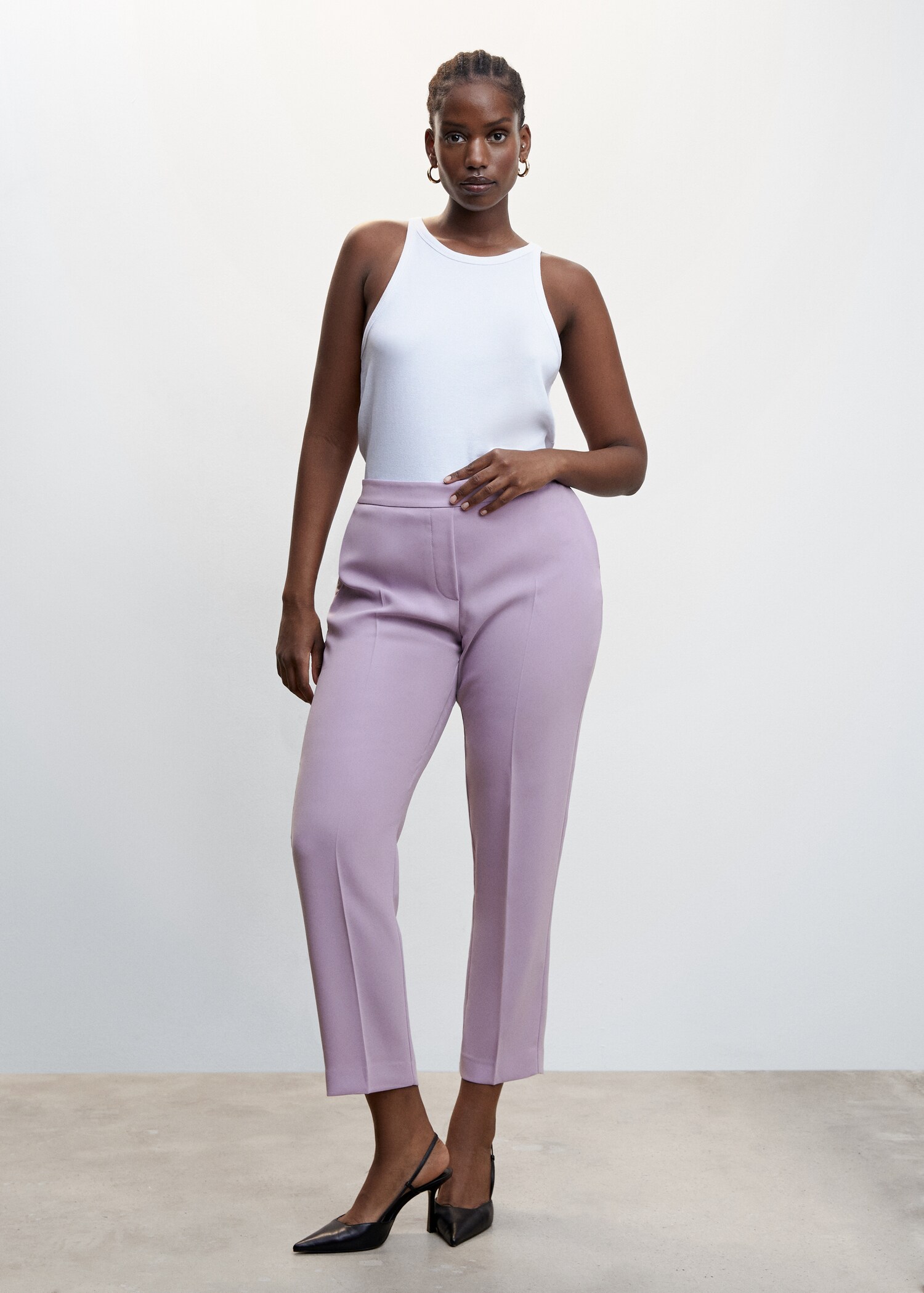 Flowy suit pants - Details of the article 3