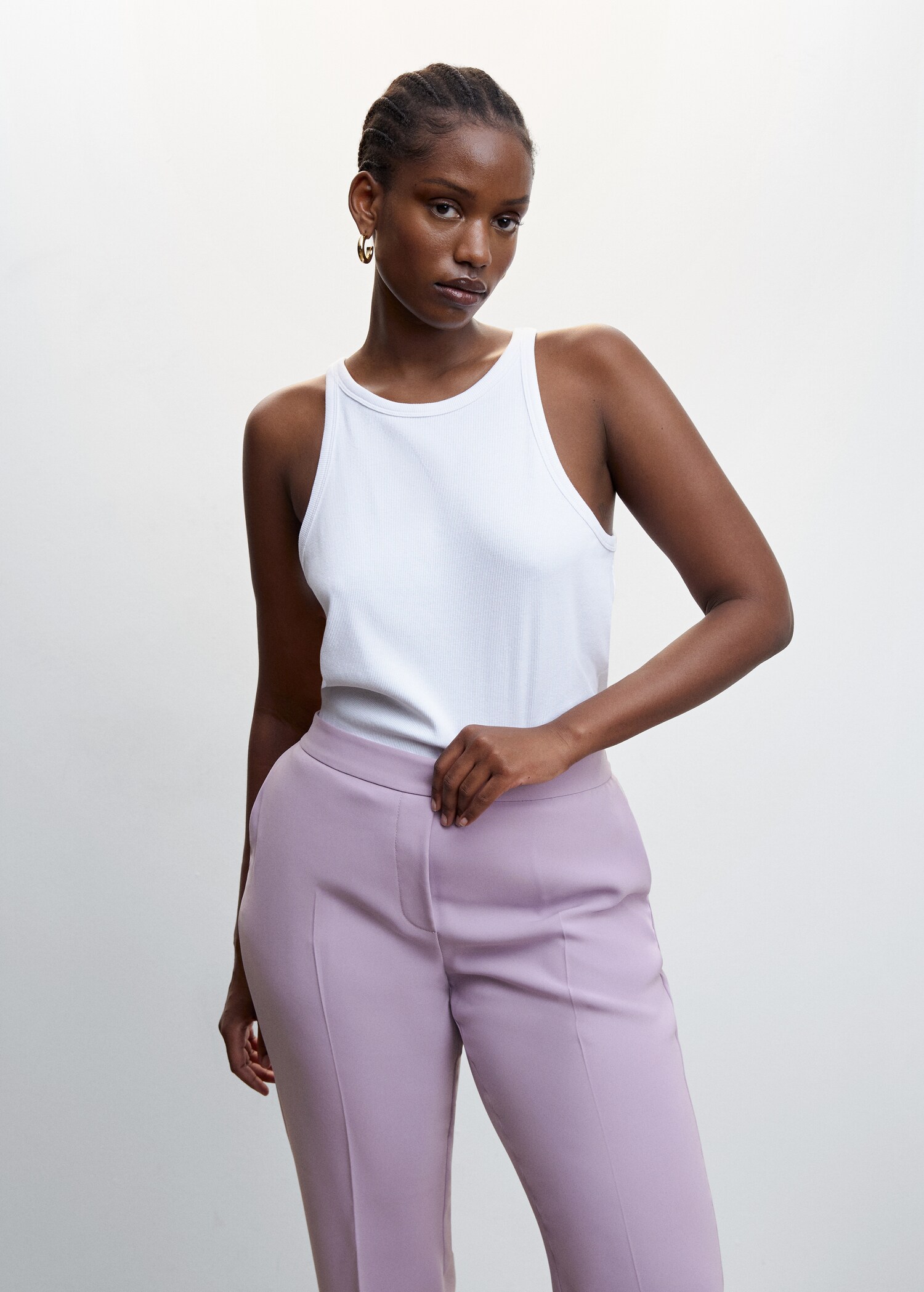 Flowy suit pants - Details of the article 4