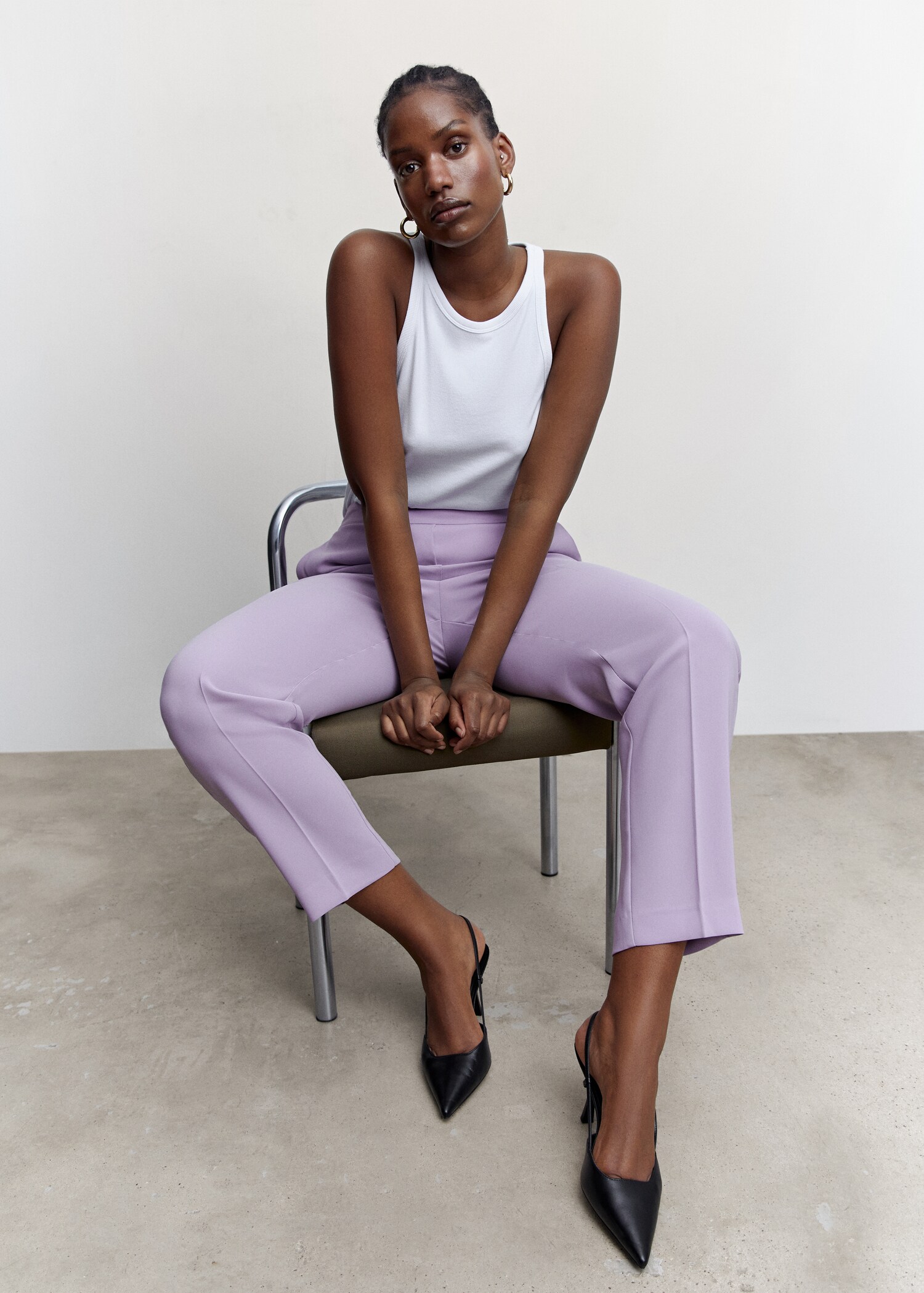 Flowy suit pants - Details of the article 5