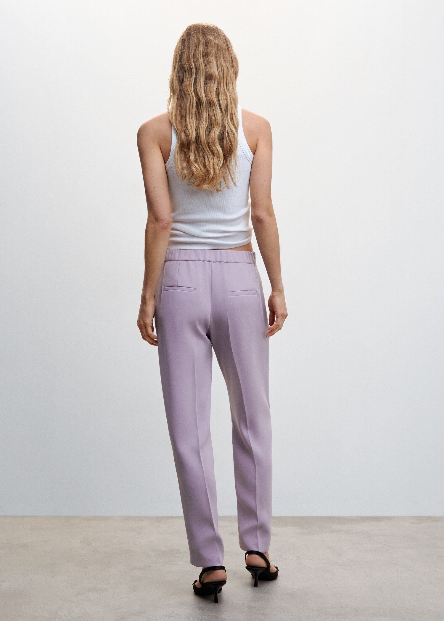 Flowy suit pants - Reverse of the article