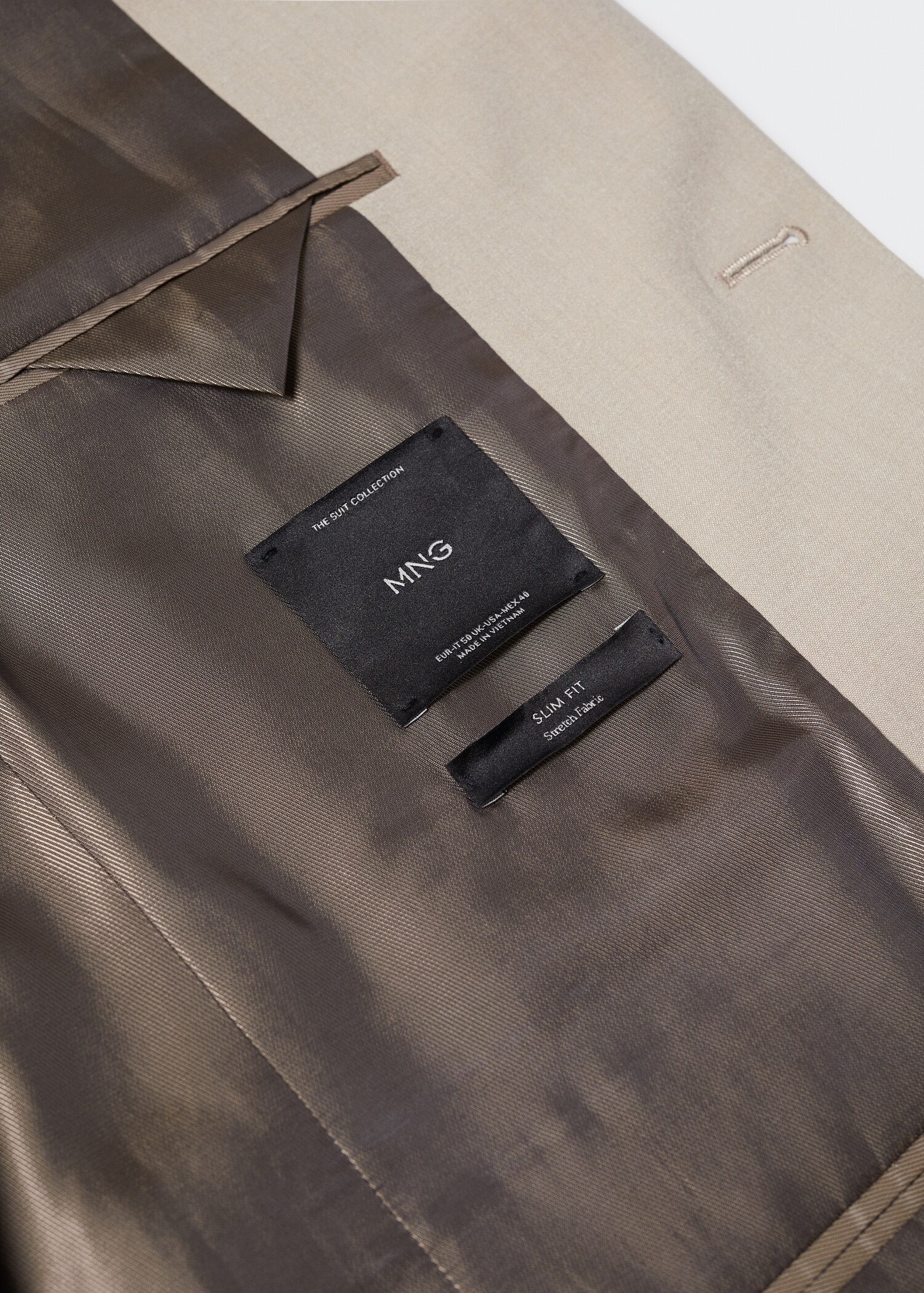 Slim-fit suit jacket  - Details of the article 0