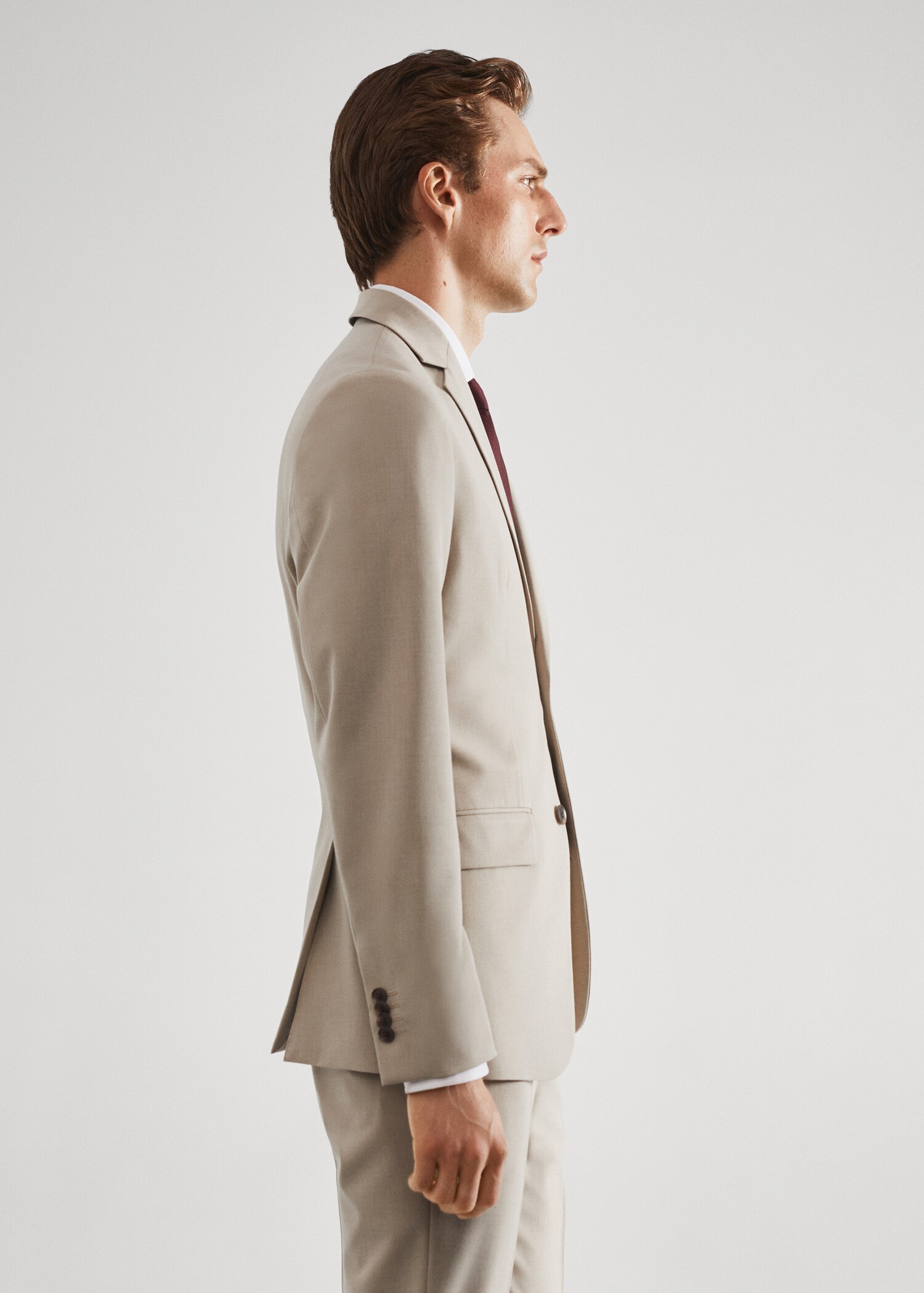 Slim-fit suit jacket  - Details of the article 2