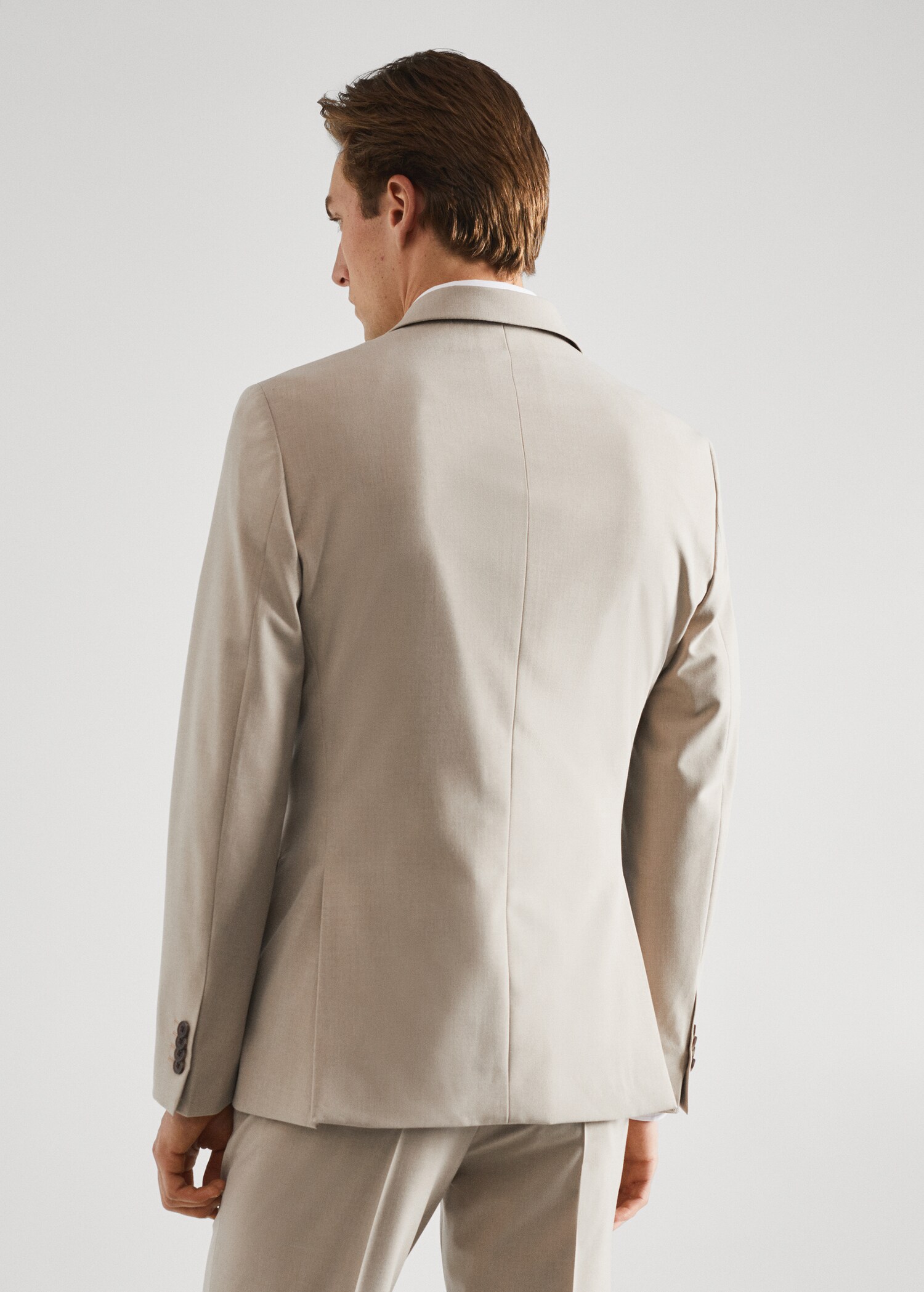 Slim-fit suit jacket  - Reverse of the article
