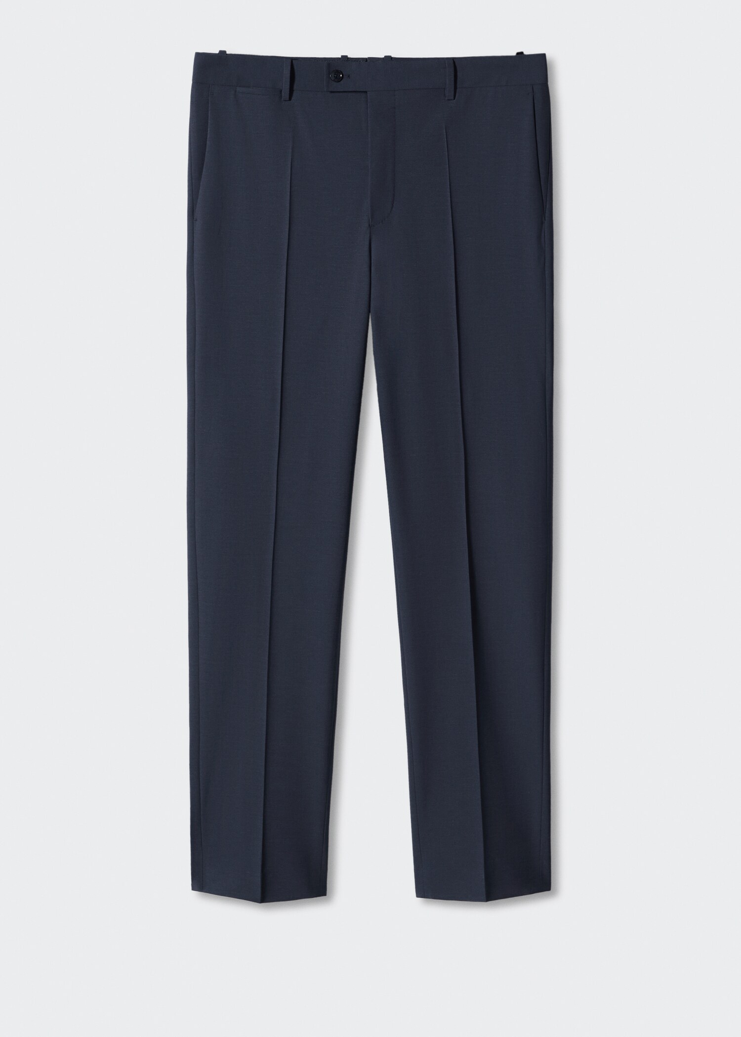 Slim fit wool suit trousers - Article without model