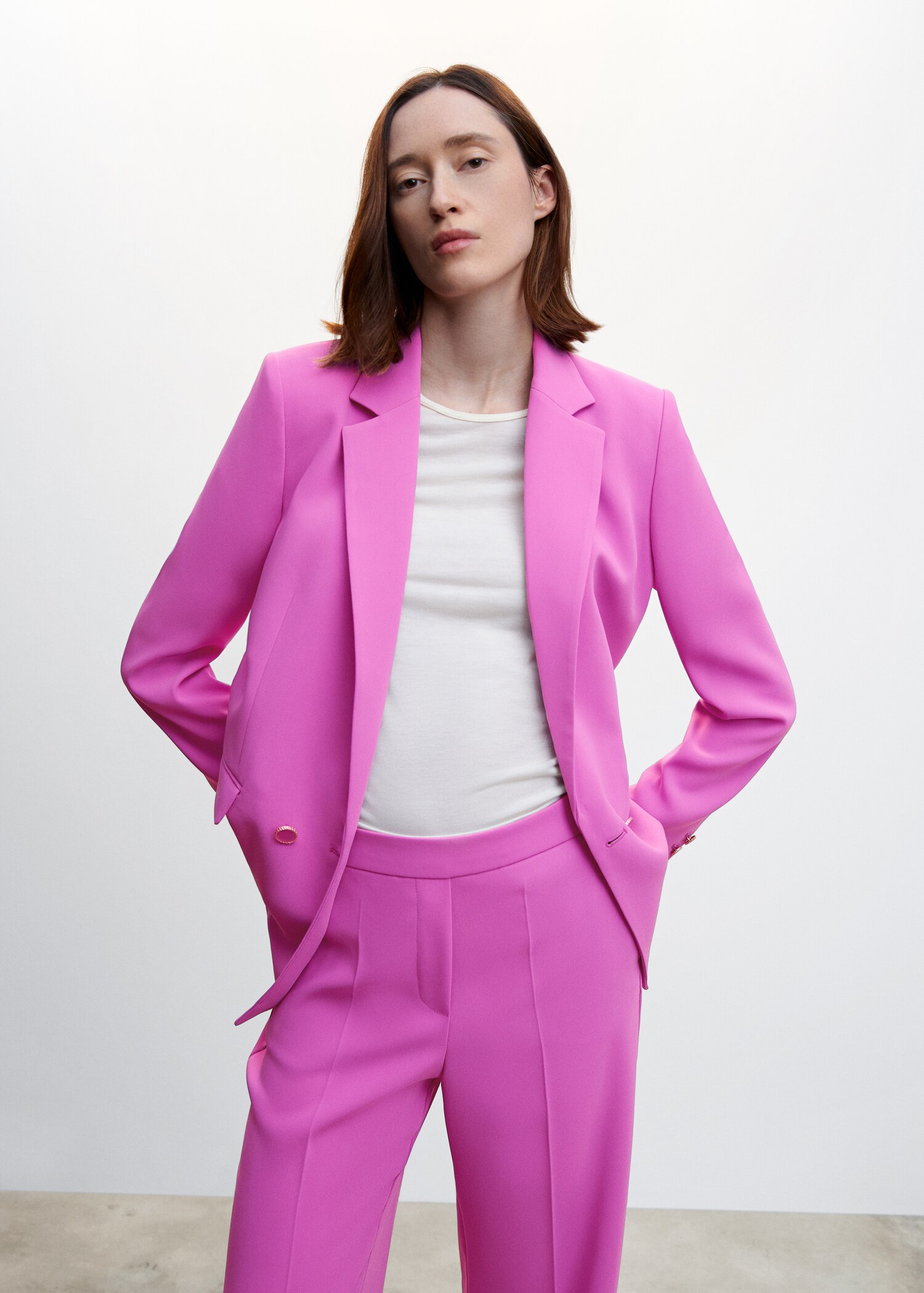 Pantalón traje cintura elástica - Detalle del artículo 1