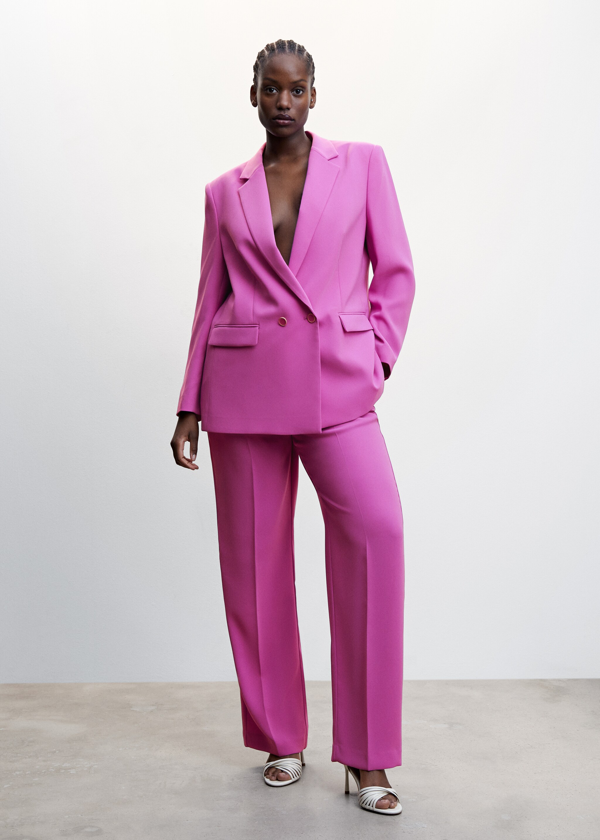 Elastic waist suit trousers - Details of the article 3