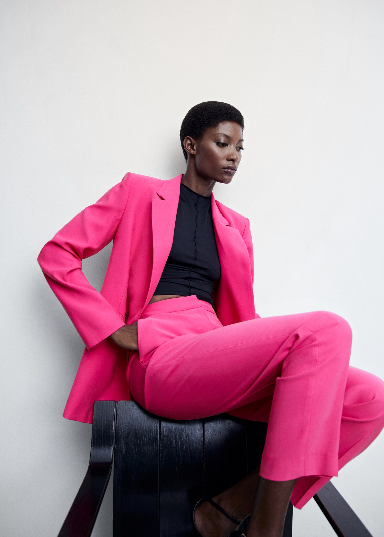 Straight suit pants Women MANGO OUTLET USA