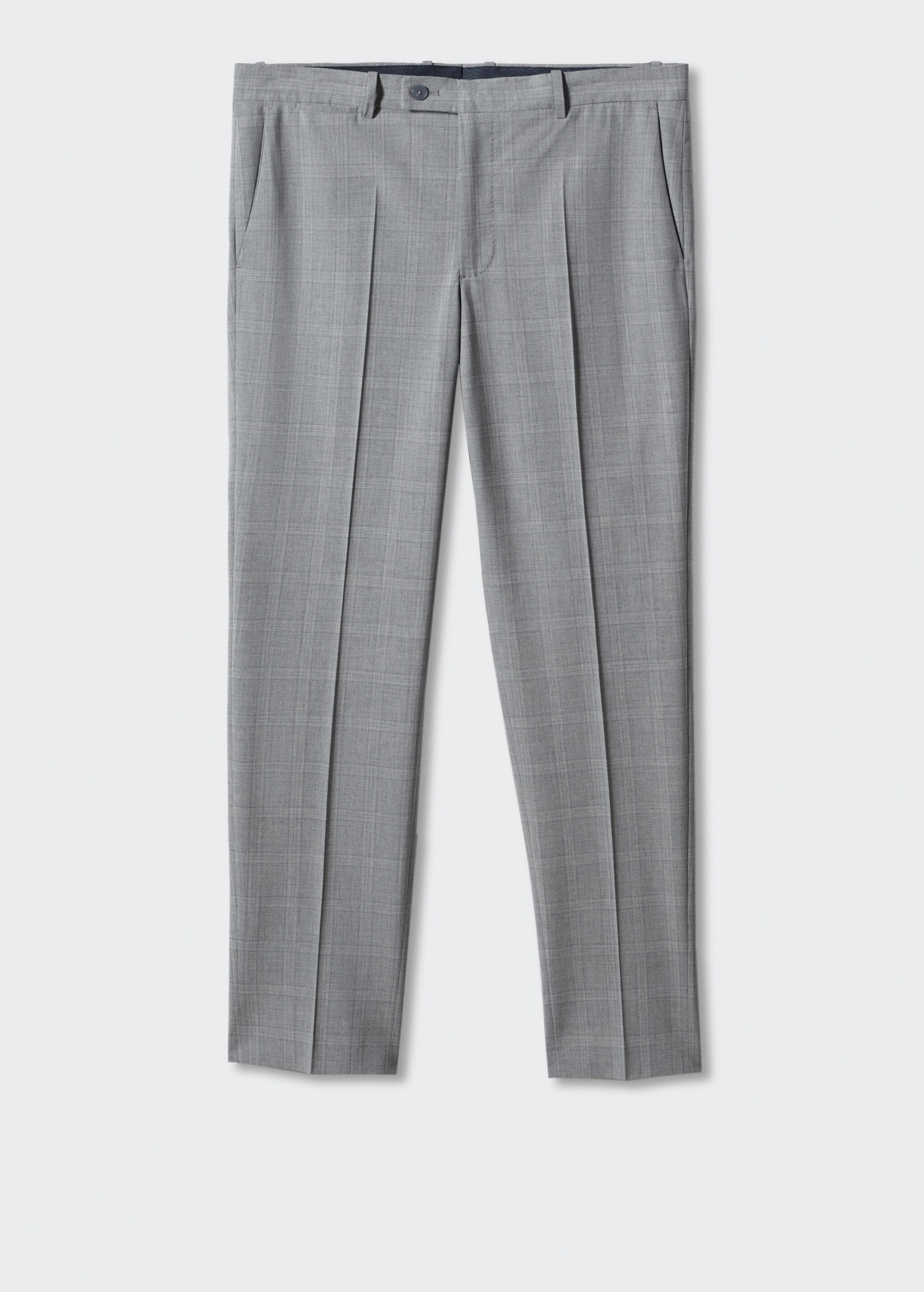 Slim fit wool suit trousers - Article without model