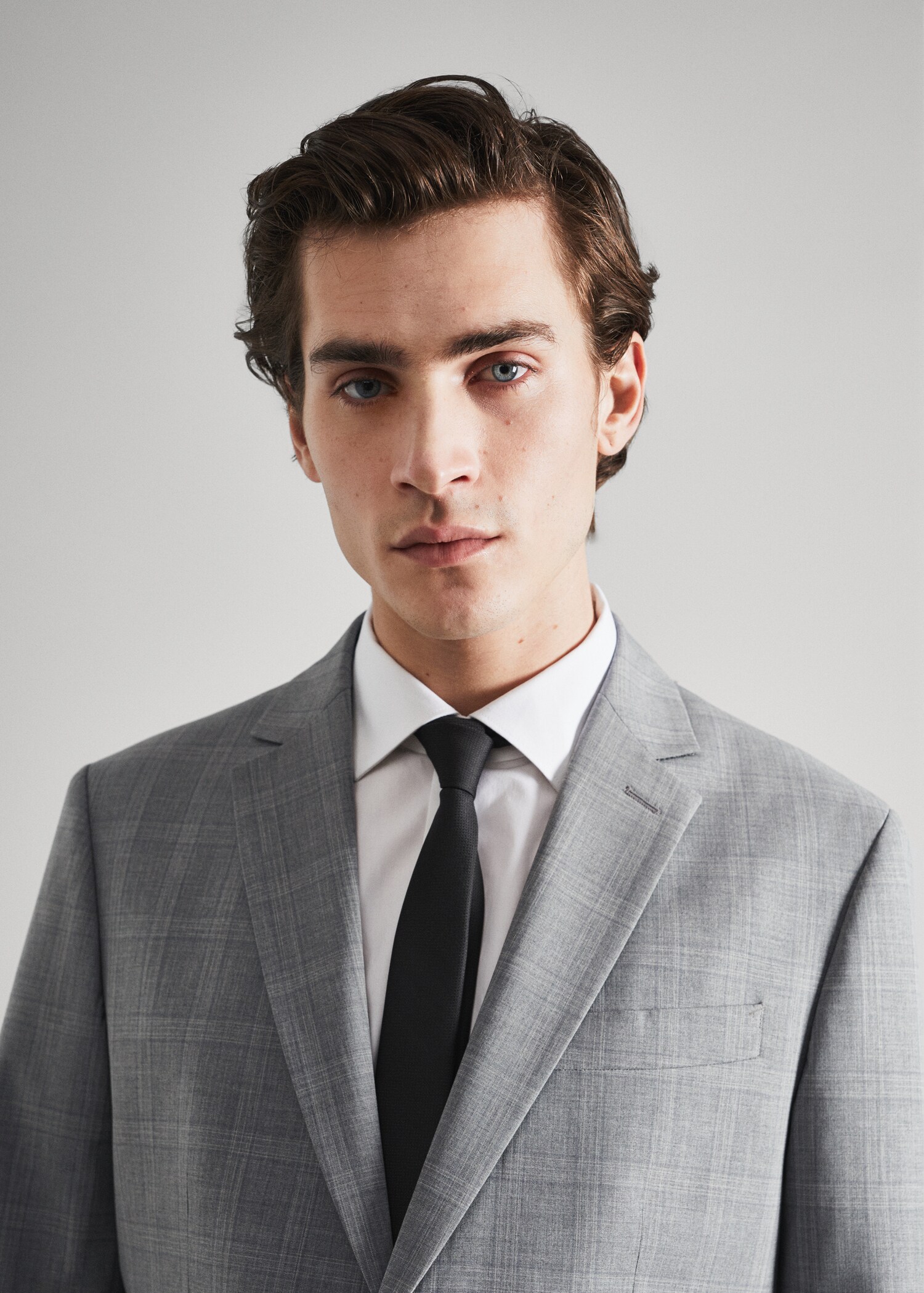 Giacca completo lana slim fit quadri - Dettaglio dell'articolo 1